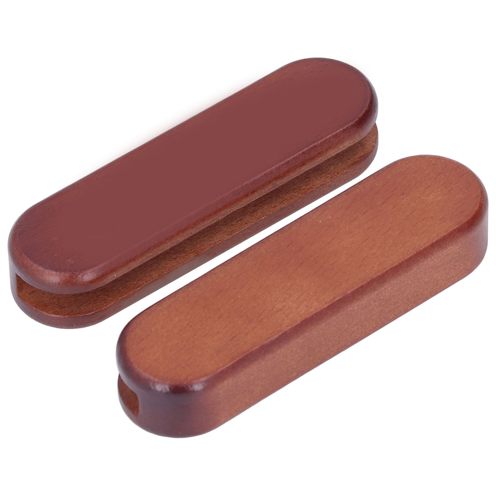 2Pcs Bakeware Wood Handle Prevent Scalding Portable Cookware Wood Handle for Outdoor Camping - Image 2