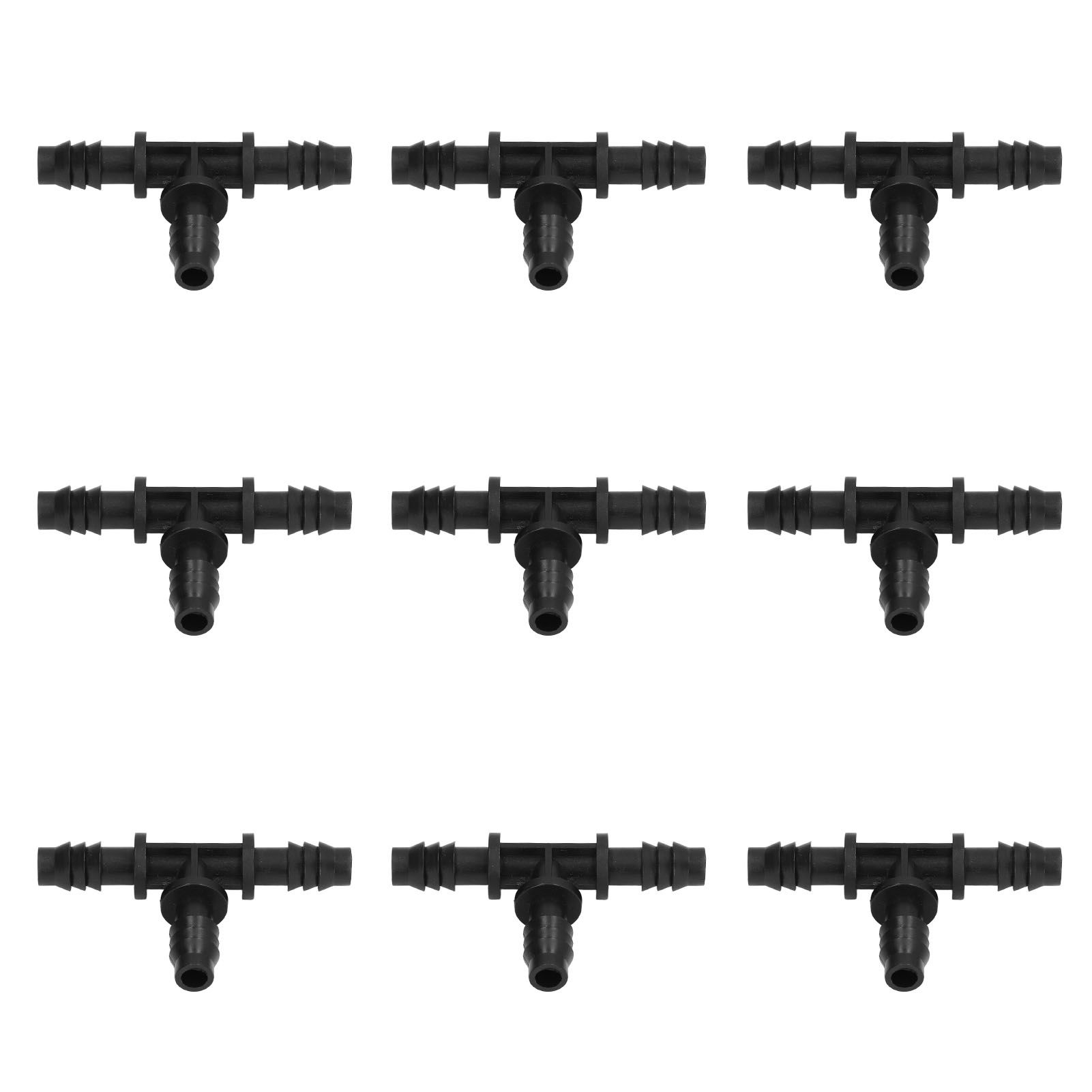 40pcs Irrigation Fitting Drip Irrigation Barbed Connector 8/12mm Tube Tee for Garden Lawn - Image 5