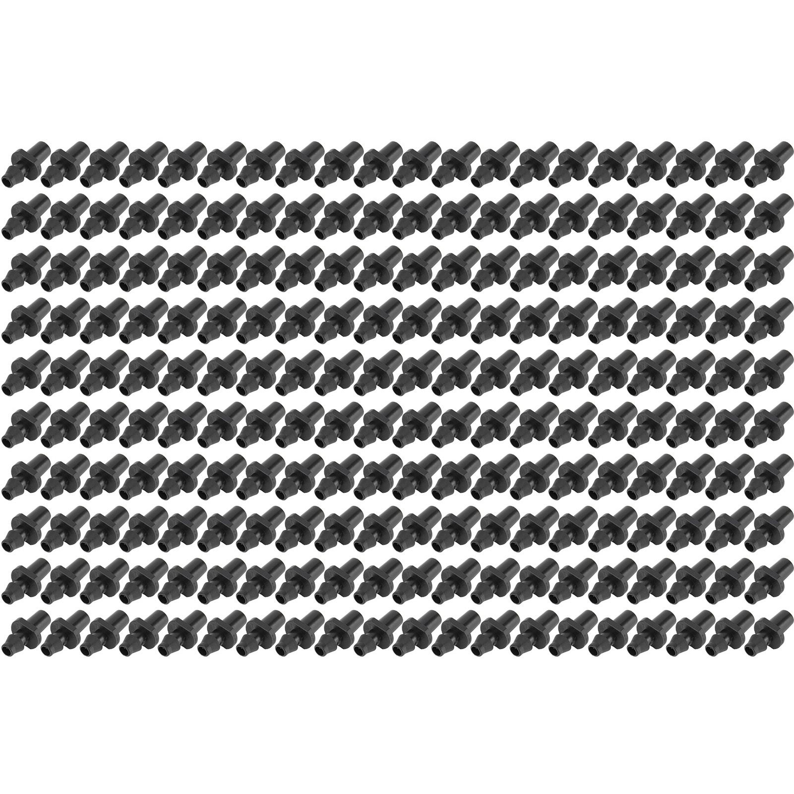 200Pcs/Set Drip Irrigation Barbed Coupling Fitting Connector Garden Watering Parts for 4/7mm Tube - Image 3