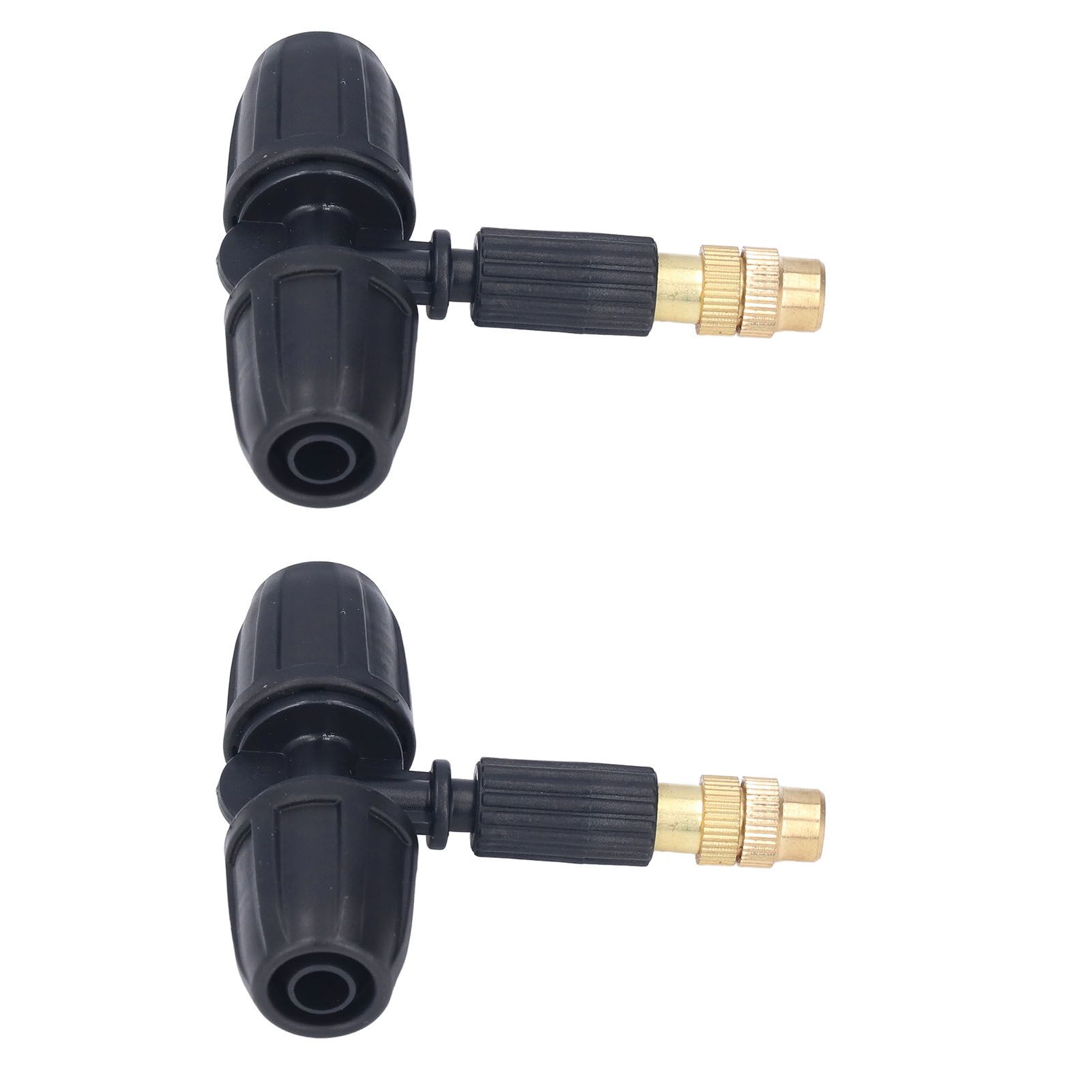 10Pcs Copper Atomizing Nozzles 8/11mm Adjustable Gardening Atomizing Nozzle with Tee Pipes for 8/11mm Capillary - Image 7
