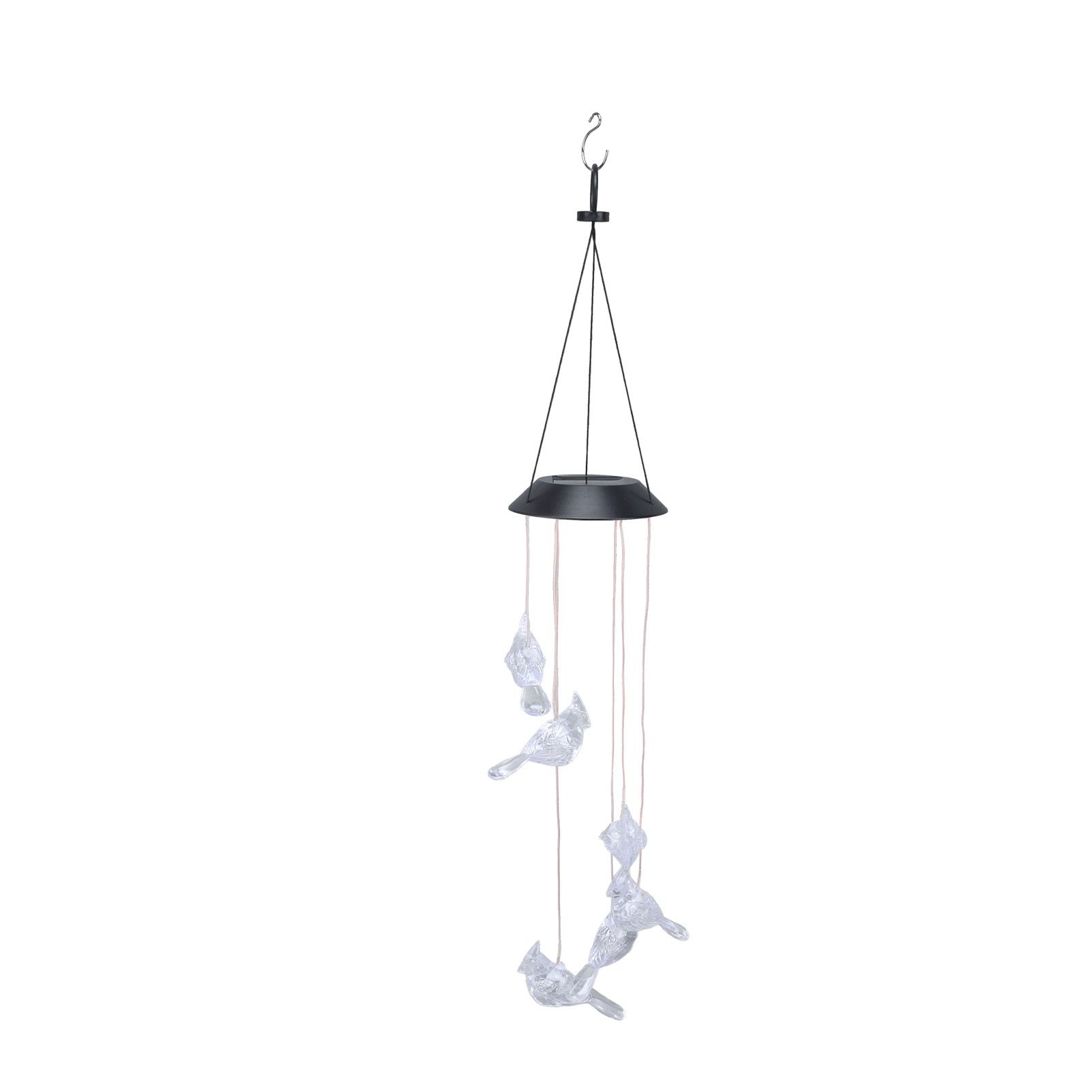 LED Solar Wind Chimes Color Change Waterproof Bird Wind Chimes Light for Courtyard Garden Patio - Image 5