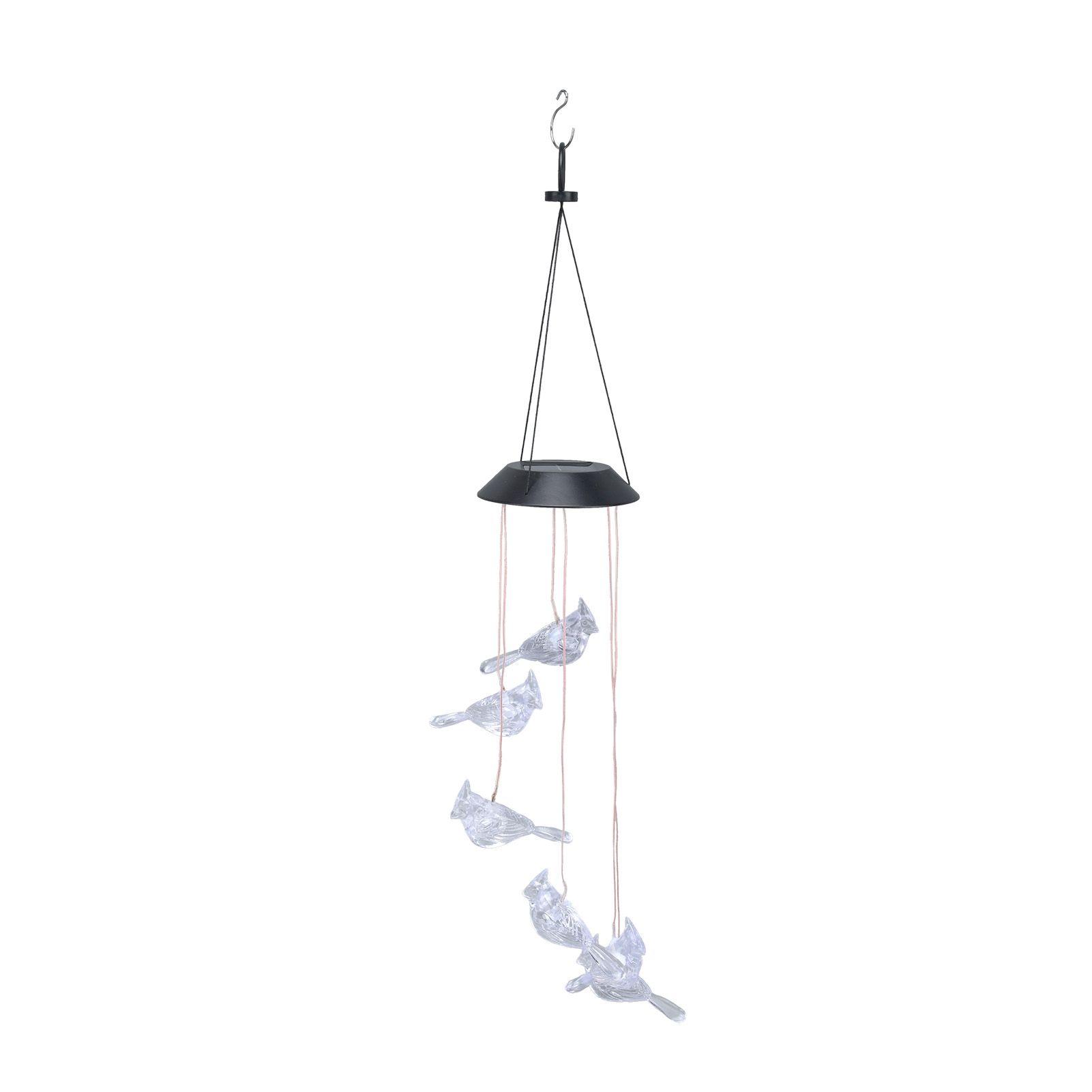 LED Solar Wind Chimes Color Change Waterproof Bird Wind Chimes Light for Courtyard Garden Patio - Image 8