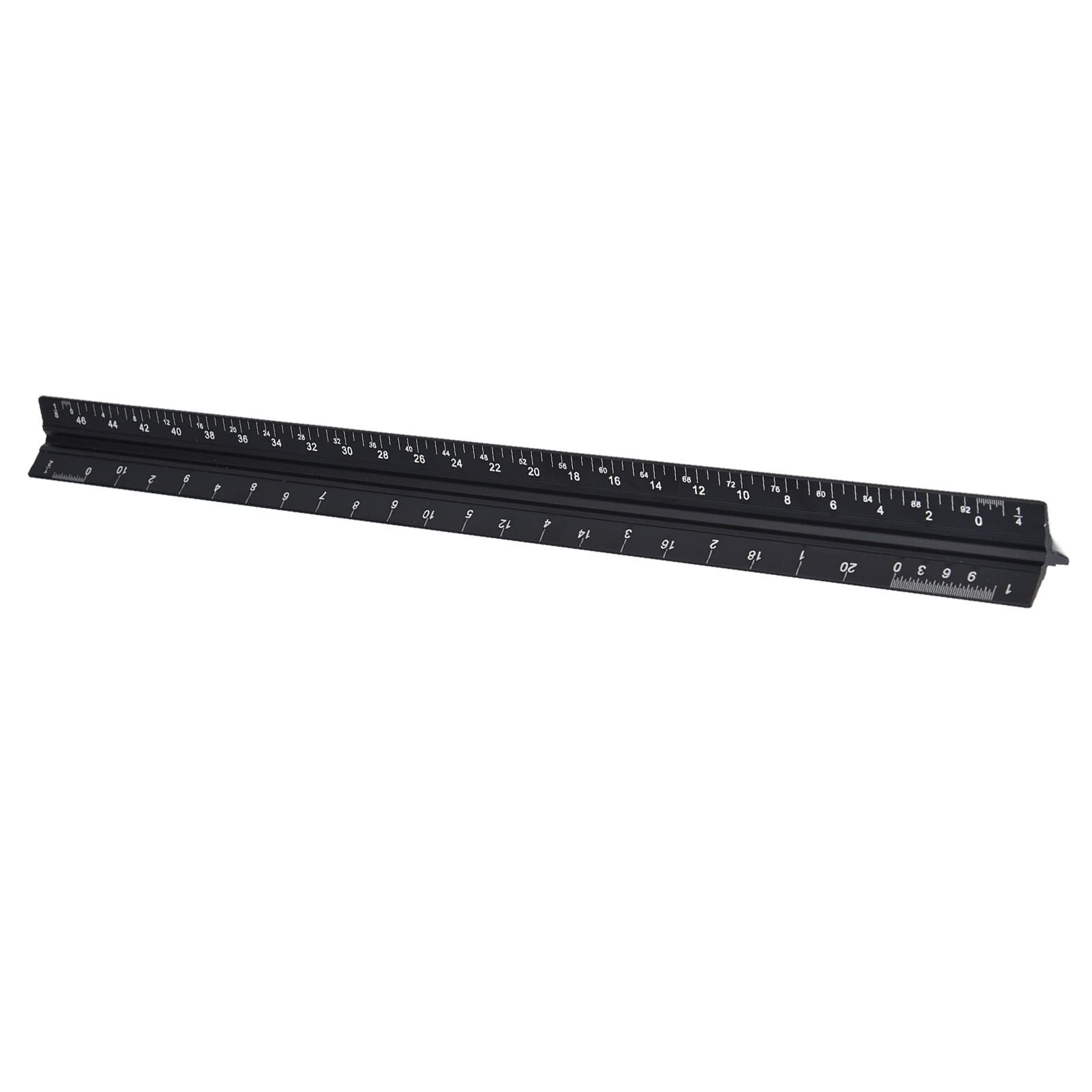 Triangular Ruler Aluminum Alloy Material Clear Reading Engraved Marking Durable Wearable Measuring Tools for DrawingSmall Scale Ruler - Image 3