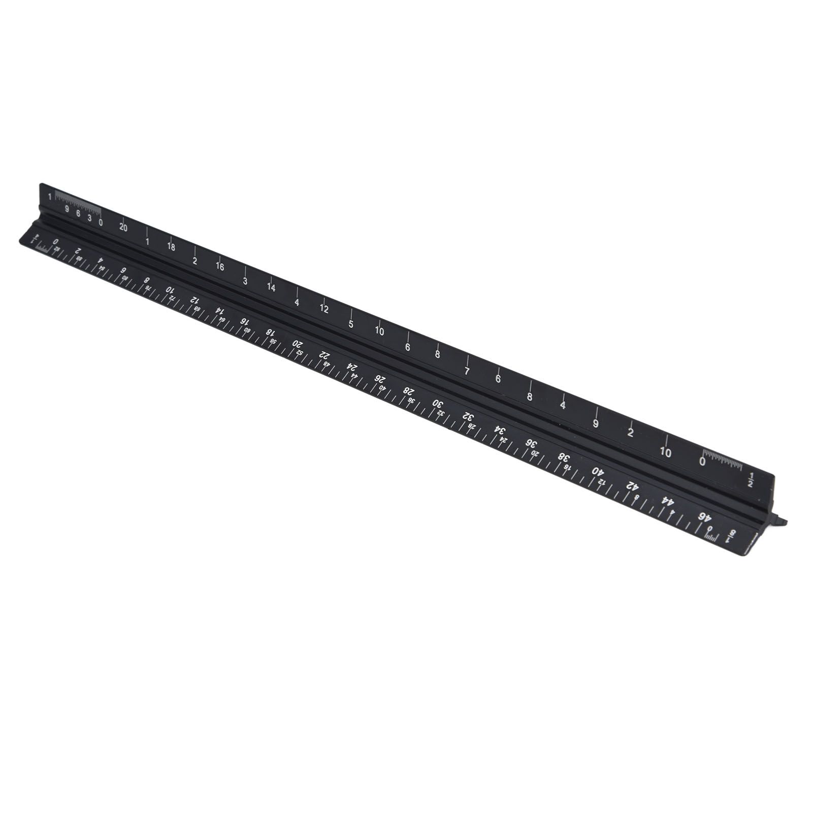 Triangular Ruler Aluminum Alloy Material Clear Reading Engraved Marking Durable Wearable Measuring Tools for DrawingSmall Scale Ruler - Image 5