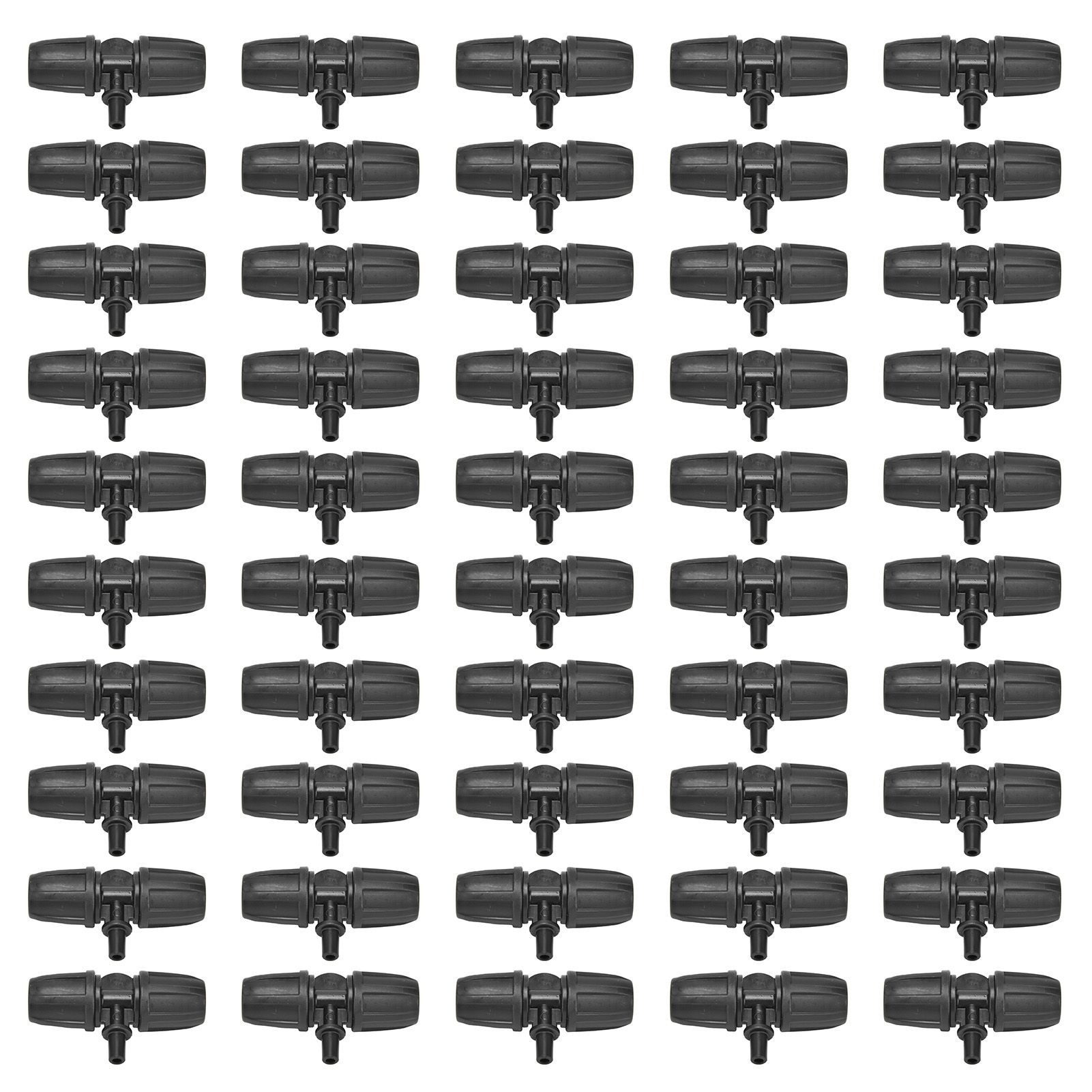 50pcs 8/12mm Hose Tee Fitting Tube Tee Connector Accessory for Garden Drip Irrigation Watering System - Image 5