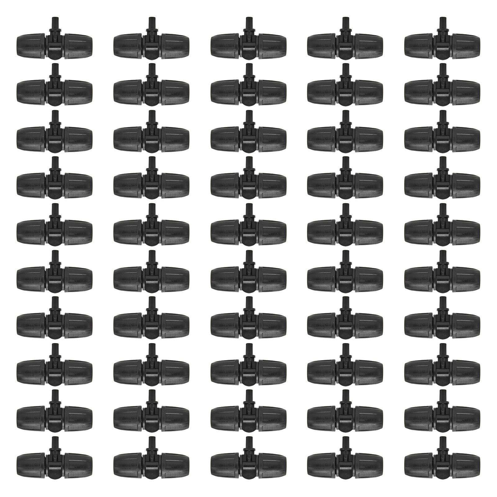 50pcs 8/12mm Hose Tee Fitting Tube Tee Connector Accessory for Garden Drip Irrigation Watering System - Image 6