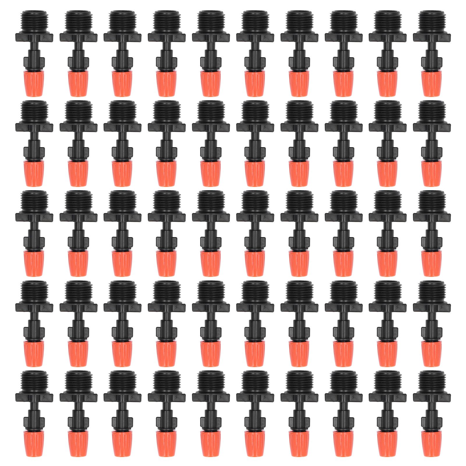 50pcs G1/2 Male Thread Misting Spray Nozzle Adjustable Water Spray Head Atomizing Nozzle for Garden Irrigation - Image 1