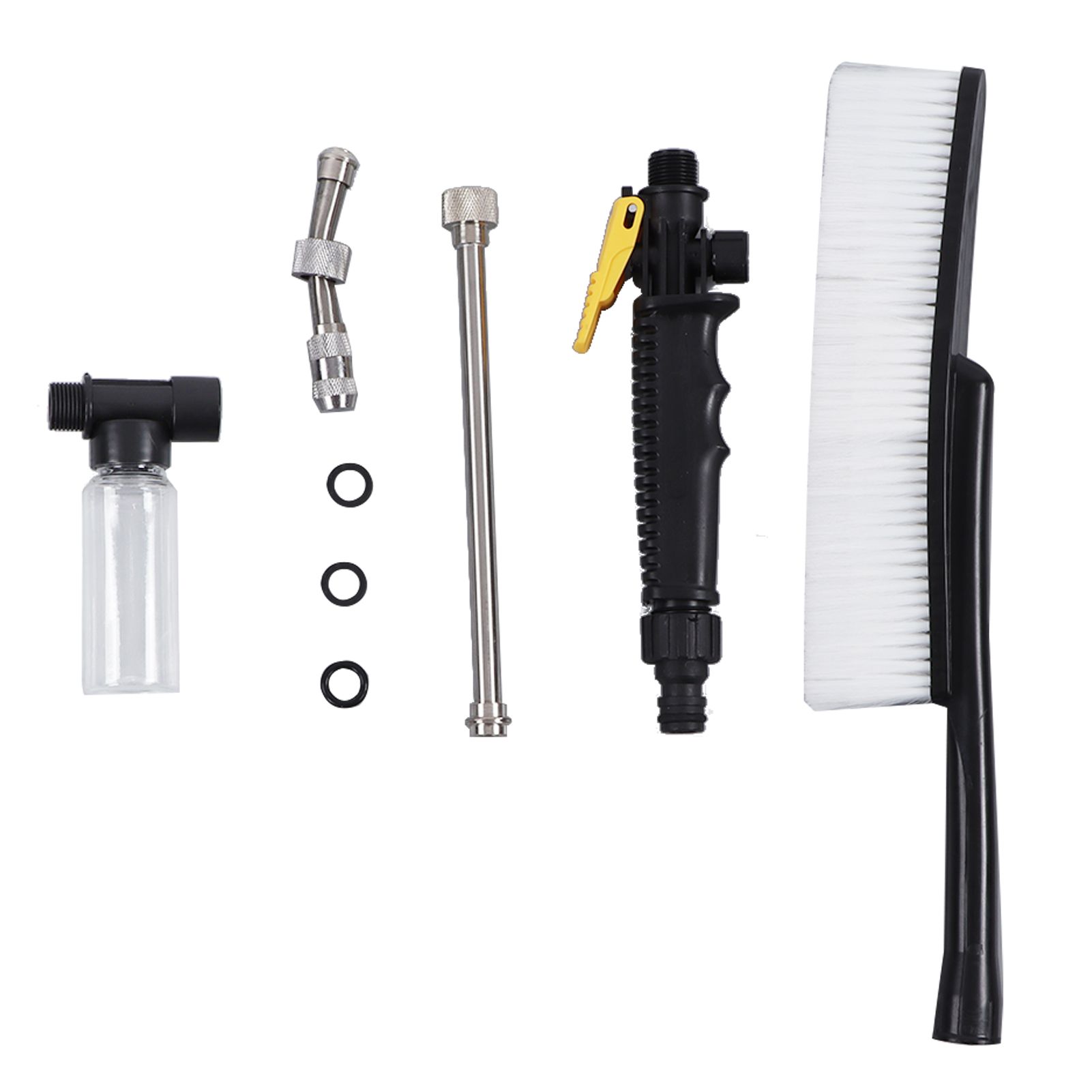G3/4 High Pressure Power Washer Wand with Brush Adjustable Nozzle Flexible Power Washer Wand for Car Wash - Image 1