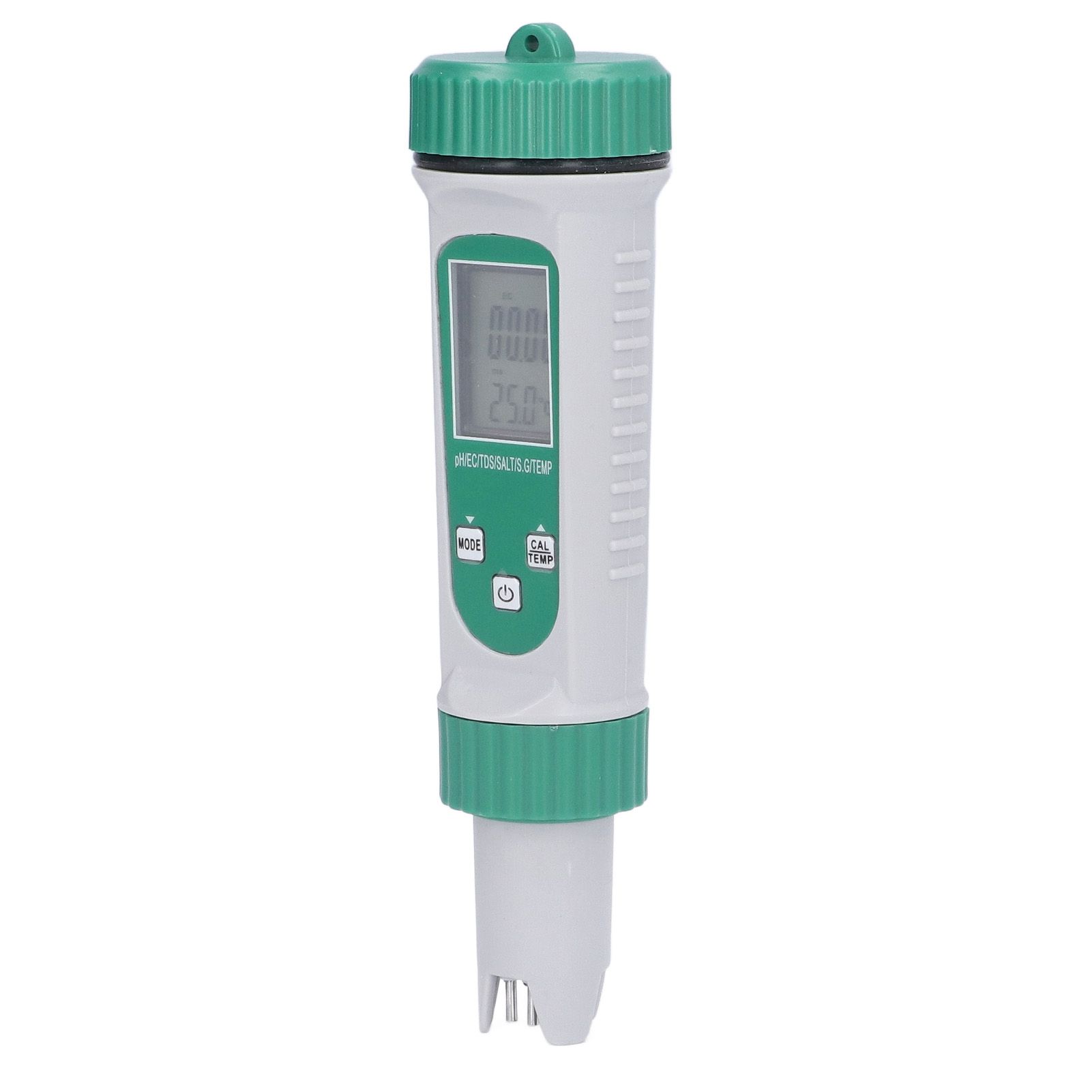 6 in 1 Water Quality Tester PH EC TDS SALT S.G Temperature LCD Screen White Backlight High Accuracy - Image 4