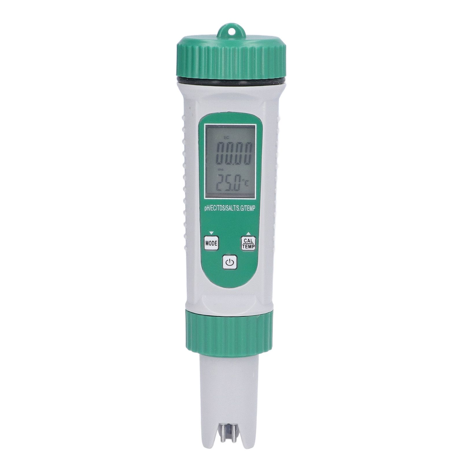 6 in 1 Water Quality Tester PH EC TDS SALT S.G Temperature LCD Screen White Backlight High Accuracy - Image 5