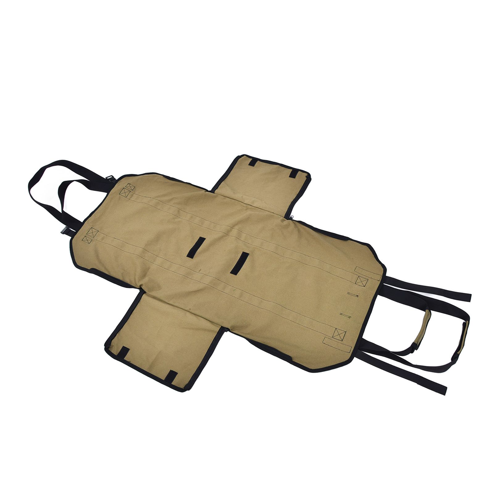 Large Capacity Firewood Storage Bag Basket Oxford Cloth Outdoor Camping Wood Log CarrierKhaki - Image 6