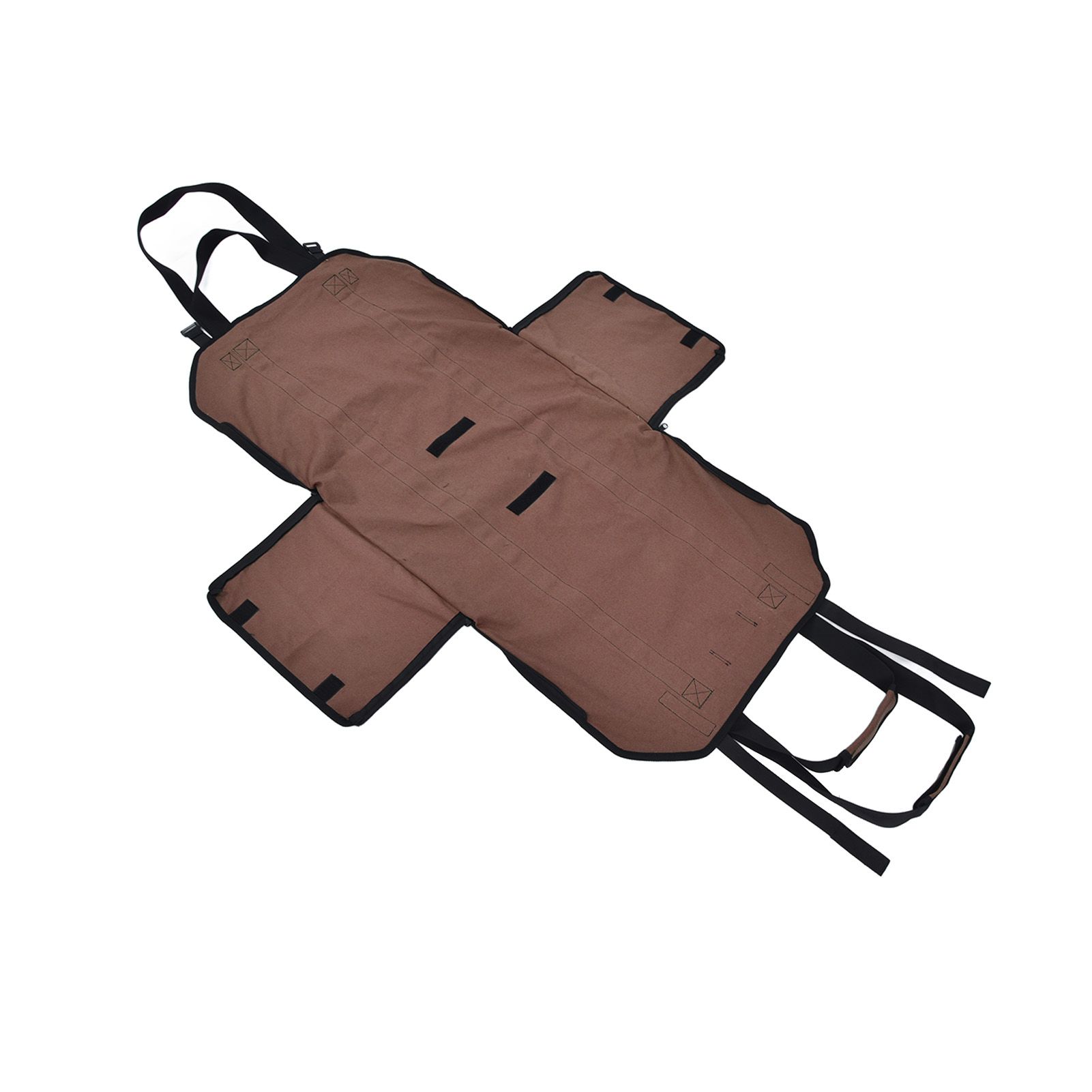 Large Capacity Firewood Storage Bag Basket Oxford Cloth Outdoor Camping Wood Log CarrierBrown - Image 4