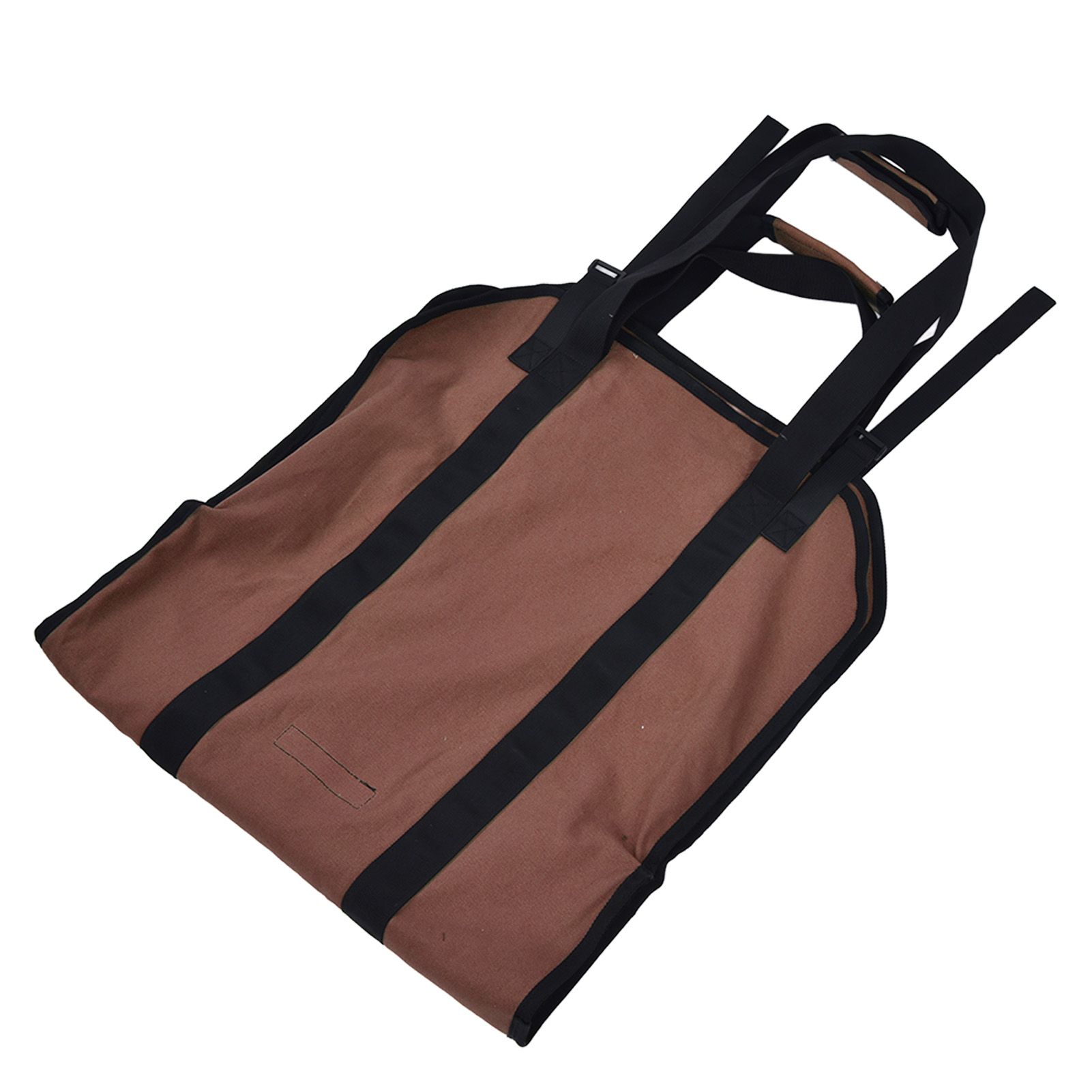 Large Capacity Firewood Storage Bag Basket Oxford Cloth Outdoor Camping Wood Log CarrierBrown - Image 7