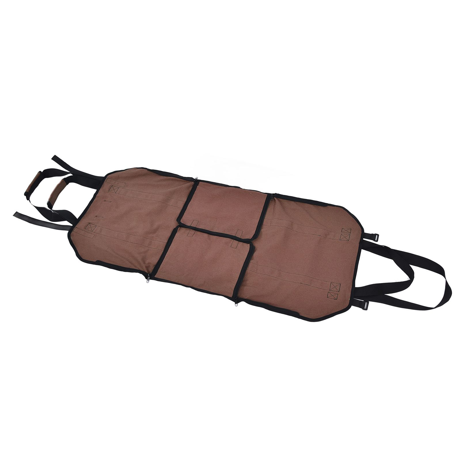 Large Capacity Firewood Storage Bag Basket Oxford Cloth Outdoor Camping Wood Log CarrierBrown - Image 8