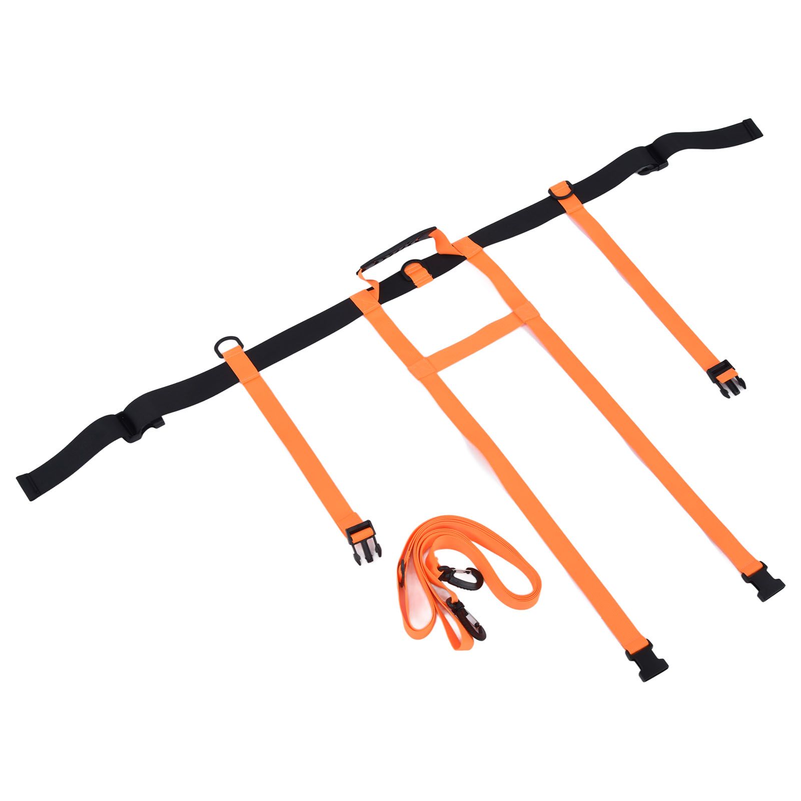 Children Ski Training Safety Ropes Adjustable Outdoor Skiing Harness Safety Shoulder StrapOrange - Image 3