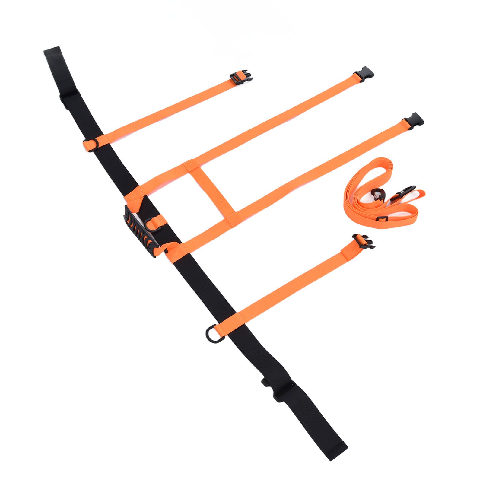 Children Ski Training Safety Ropes Adjustable Outdoor Skiing Harness Safety Shoulder StrapOrange - Image 4