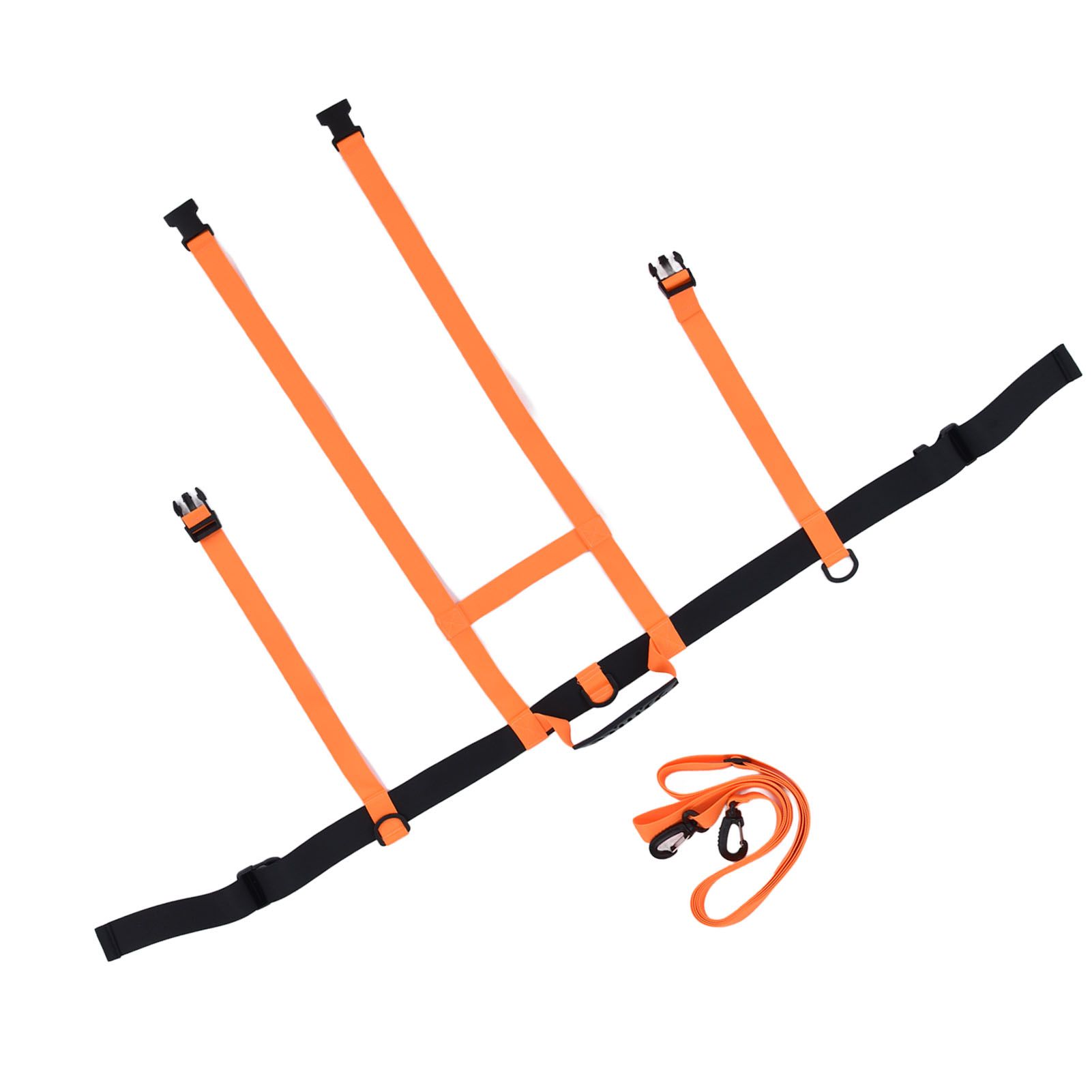 Children Ski Training Safety Ropes Adjustable Outdoor Skiing Harness Safety Shoulder StrapOrange - Image 5