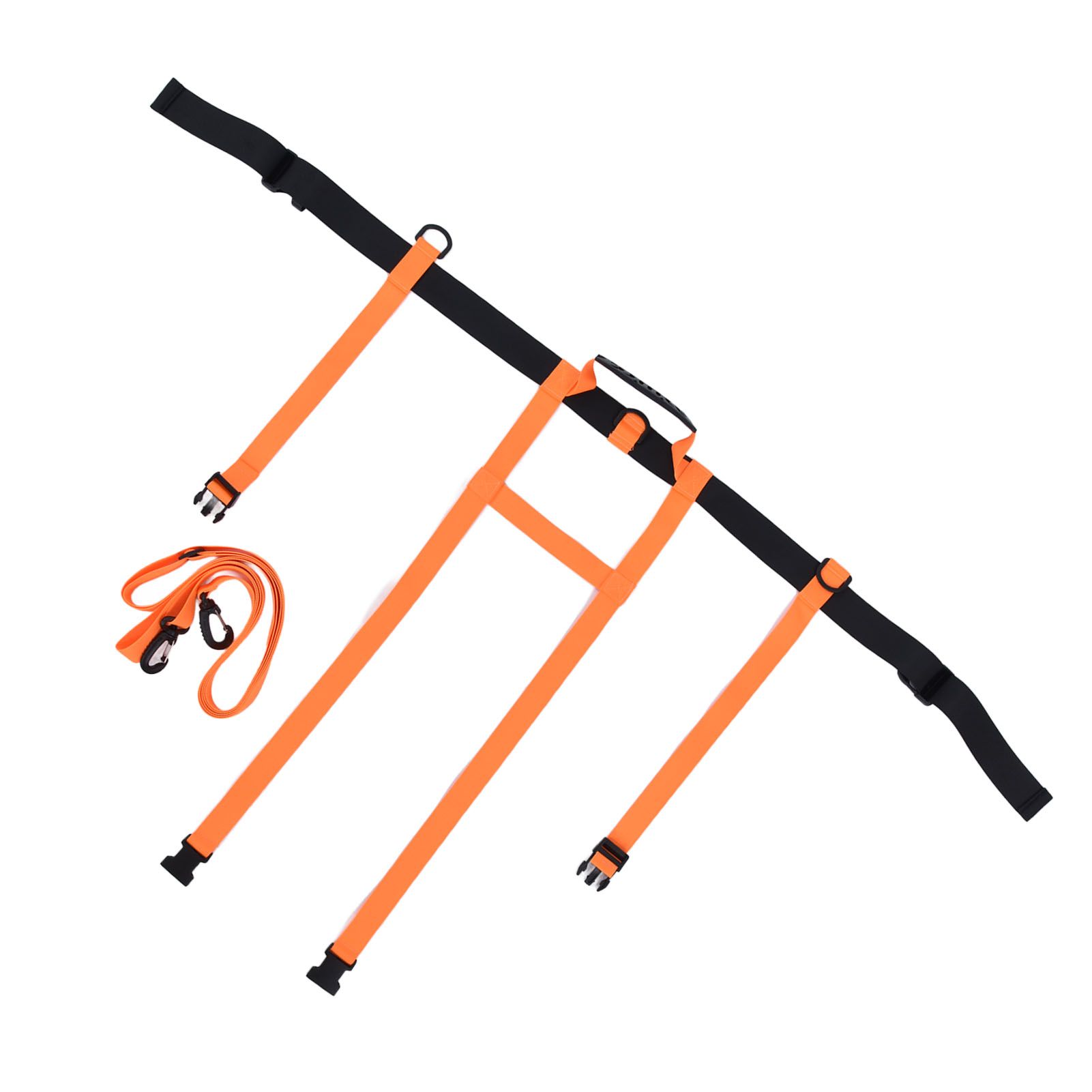 Children Ski Training Safety Ropes Adjustable Outdoor Skiing Harness Safety Shoulder StrapOrange - Image 6