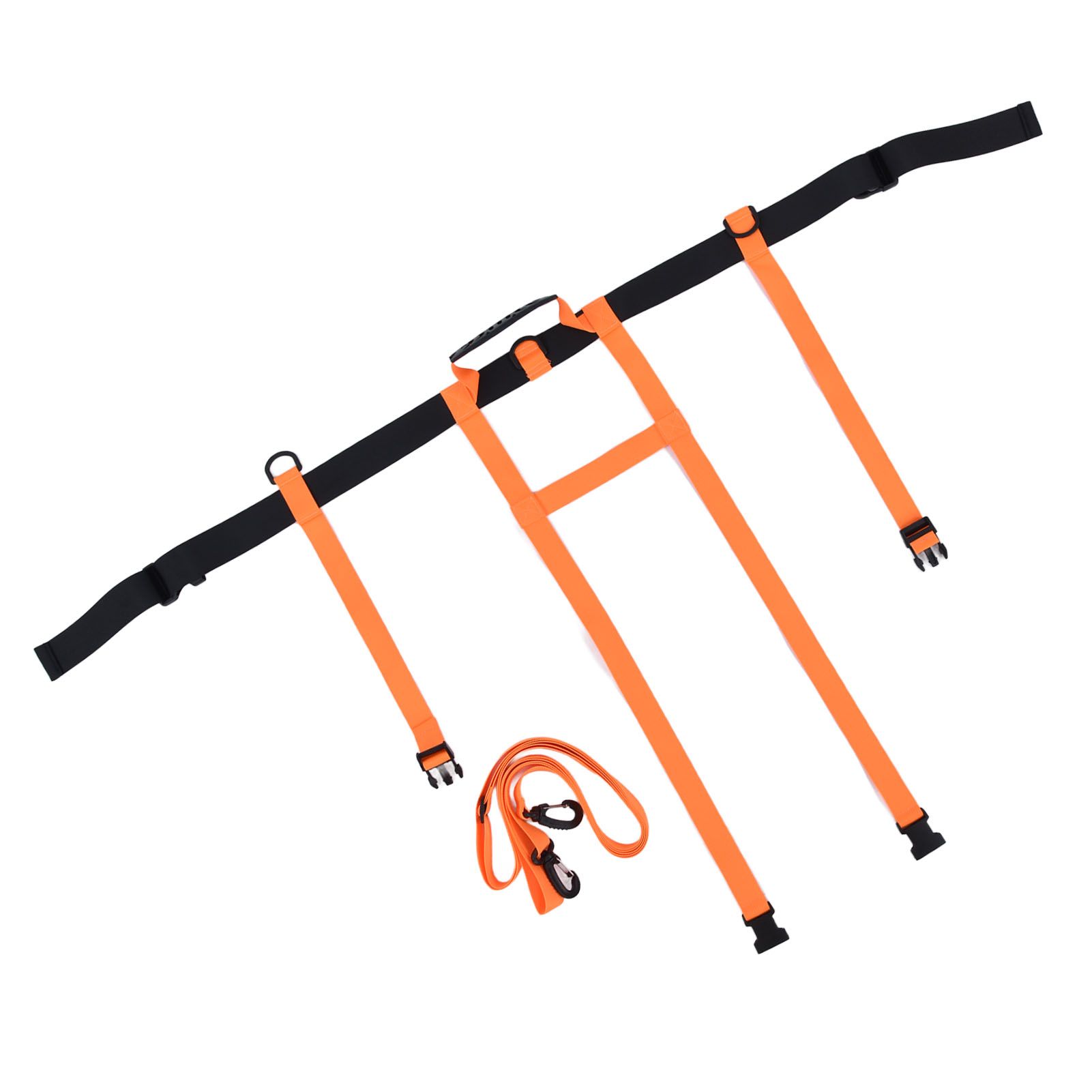 Children Ski Training Safety Ropes Adjustable Outdoor Skiing Harness Safety Shoulder StrapOrange - Image 7