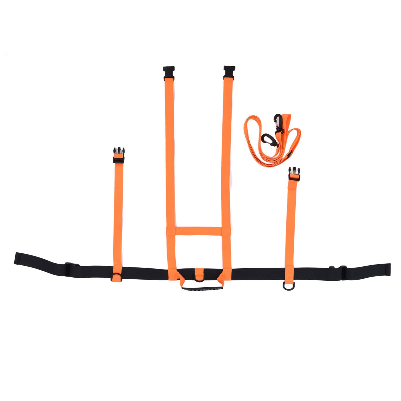 Children Ski Training Safety Ropes Adjustable Outdoor Skiing Harness Safety Shoulder StrapOrange - Image 8