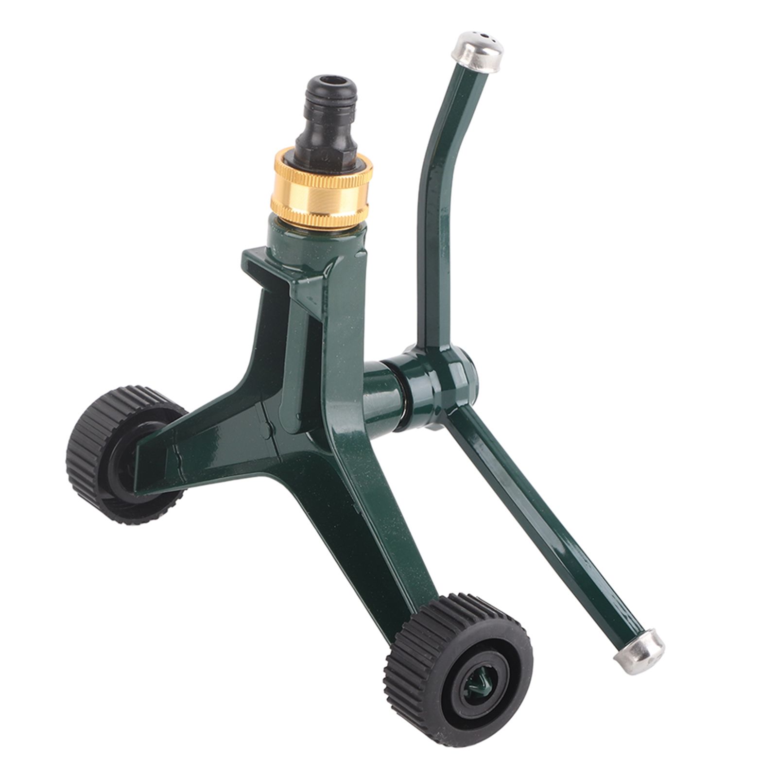 Metal Three Arm Sprinkler with G3/4 Connector Rustproof 360° Rotating Irrigate Lawn Sprinkler - Image 4