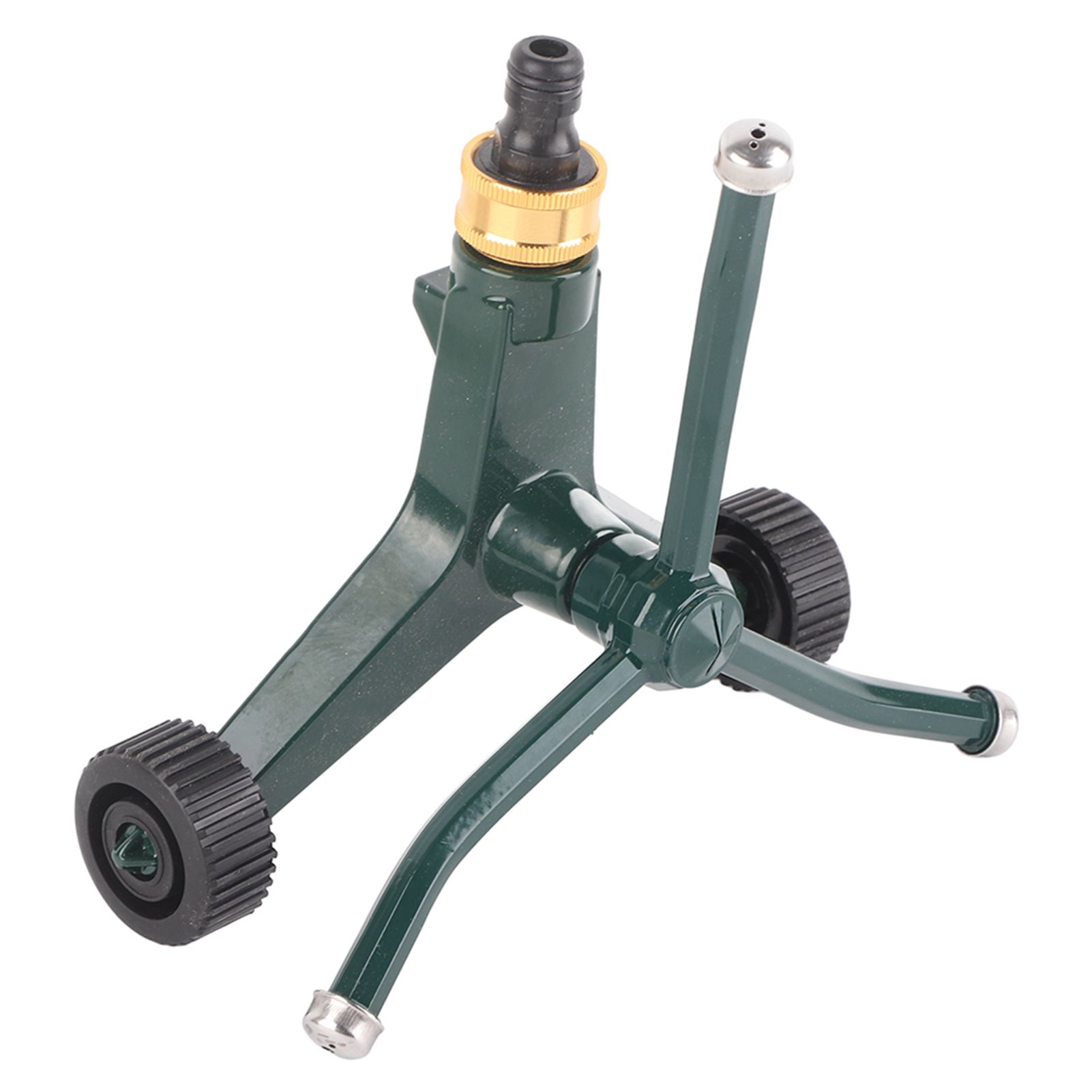 Metal Three Arm Sprinkler with G3/4 Connector Rustproof 360° Rotating Irrigate Lawn Sprinkler - Image 5