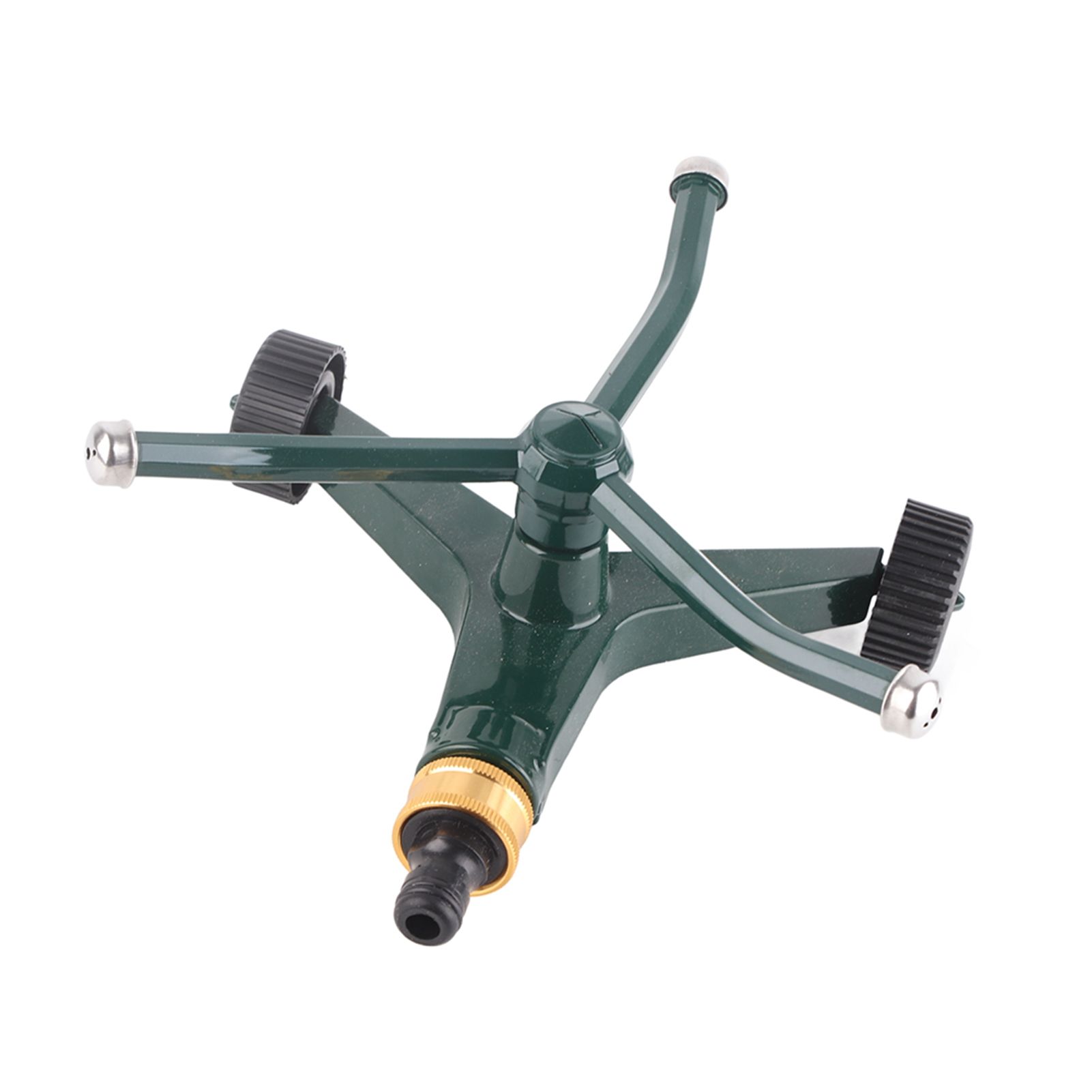 Metal Three Arm Sprinkler with G3/4 Connector Rustproof 360° Rotating Irrigate Lawn Sprinkler - Image 7