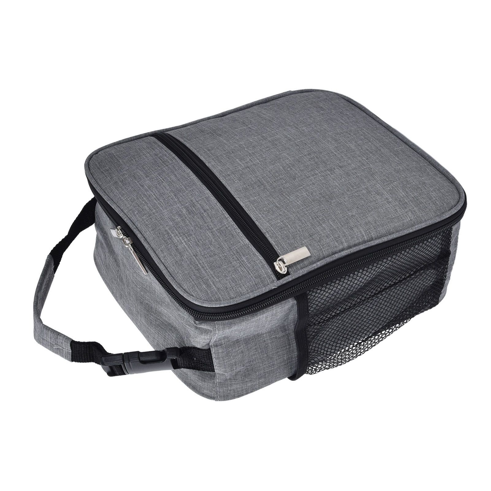 Insulated Lunch Bag Oxford Cloth Camping Lunch Tote Portable Picnic Bag for Outdoor Office - Image 3