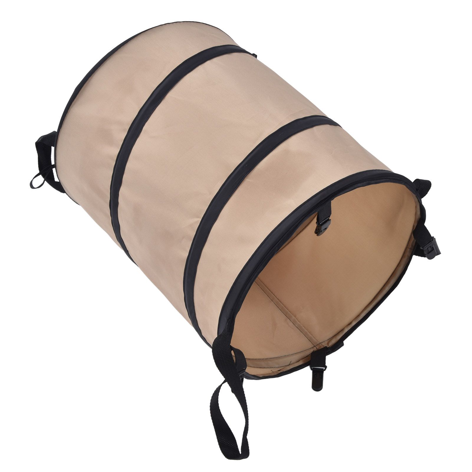 37.8L Collapsible Leaf Trash Can Reinforced Steel Spring Oxford Cloth Collapsible Container Small Size - Image 7
