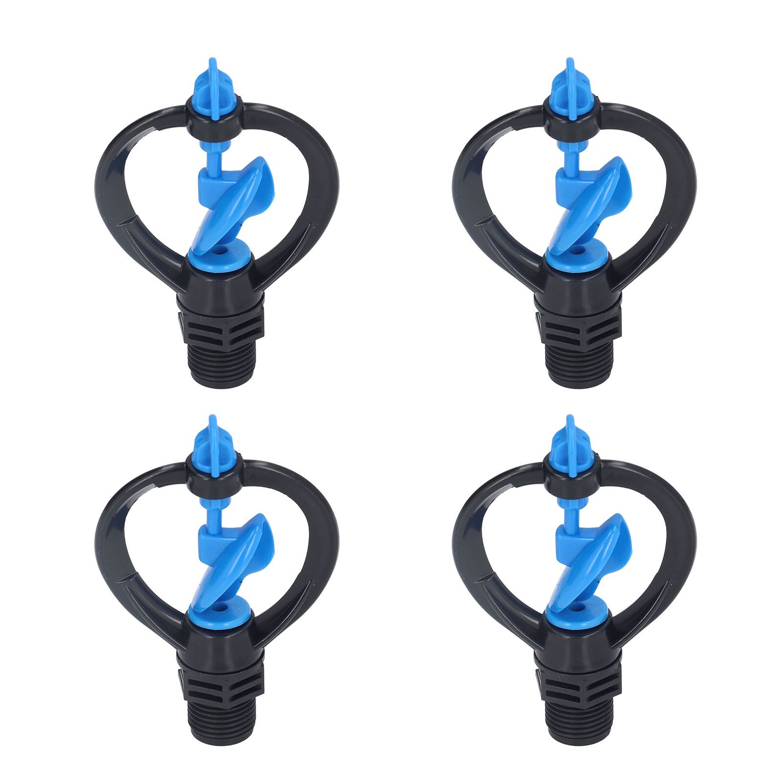 15Pcs Lawn Sprinkler Nozzle G1/2 External Thread 360° Automatic Rotation Mid Range for Lawn Garden Watering IrrigationImpeller Nozzle - Image 5