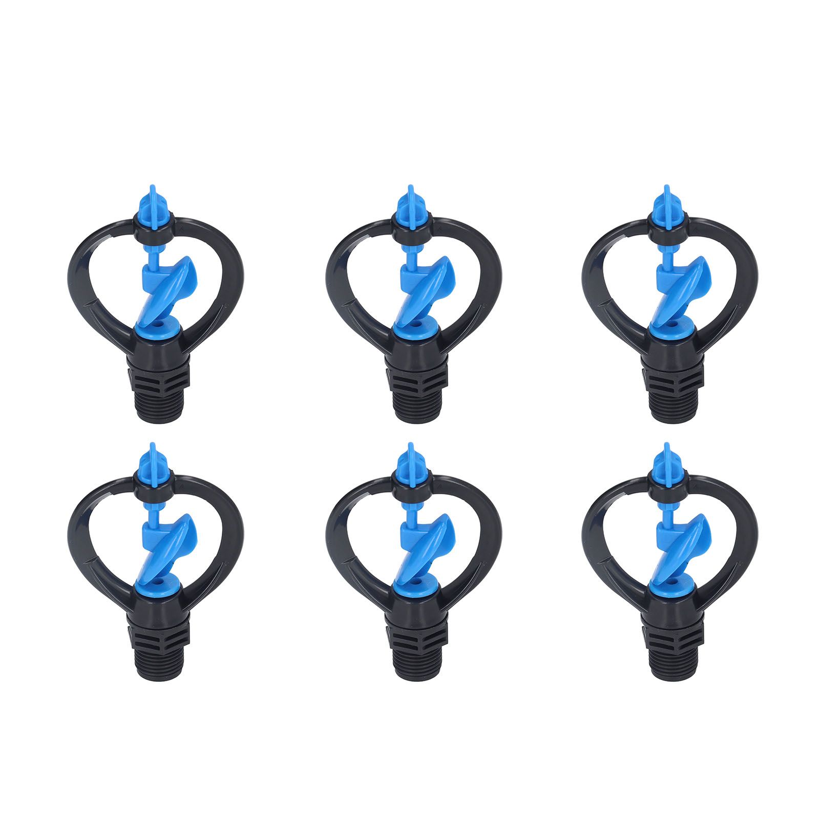 15Pcs Lawn Sprinkler Nozzle G1/2 External Thread 360° Automatic Rotation Mid Range for Lawn Garden Watering IrrigationImpeller Nozzle - Image 6