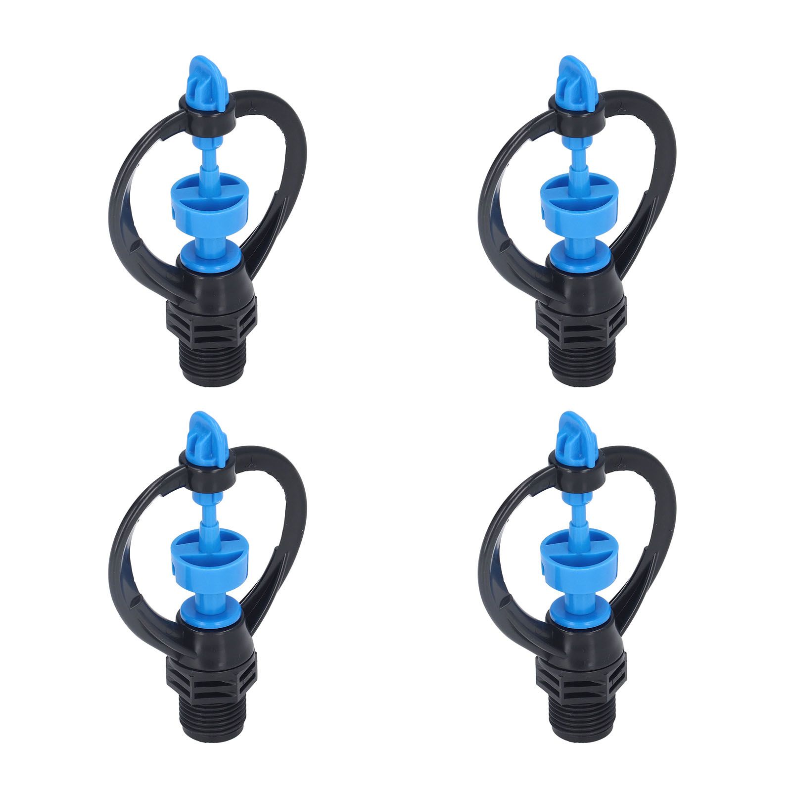 15Pcs Lawn Sprinkler Nozzle G1/2 External Thread 360° Automatic Rotation Mid Range for Lawn Garden Watering IrrigationRound Nozzle - Image 5