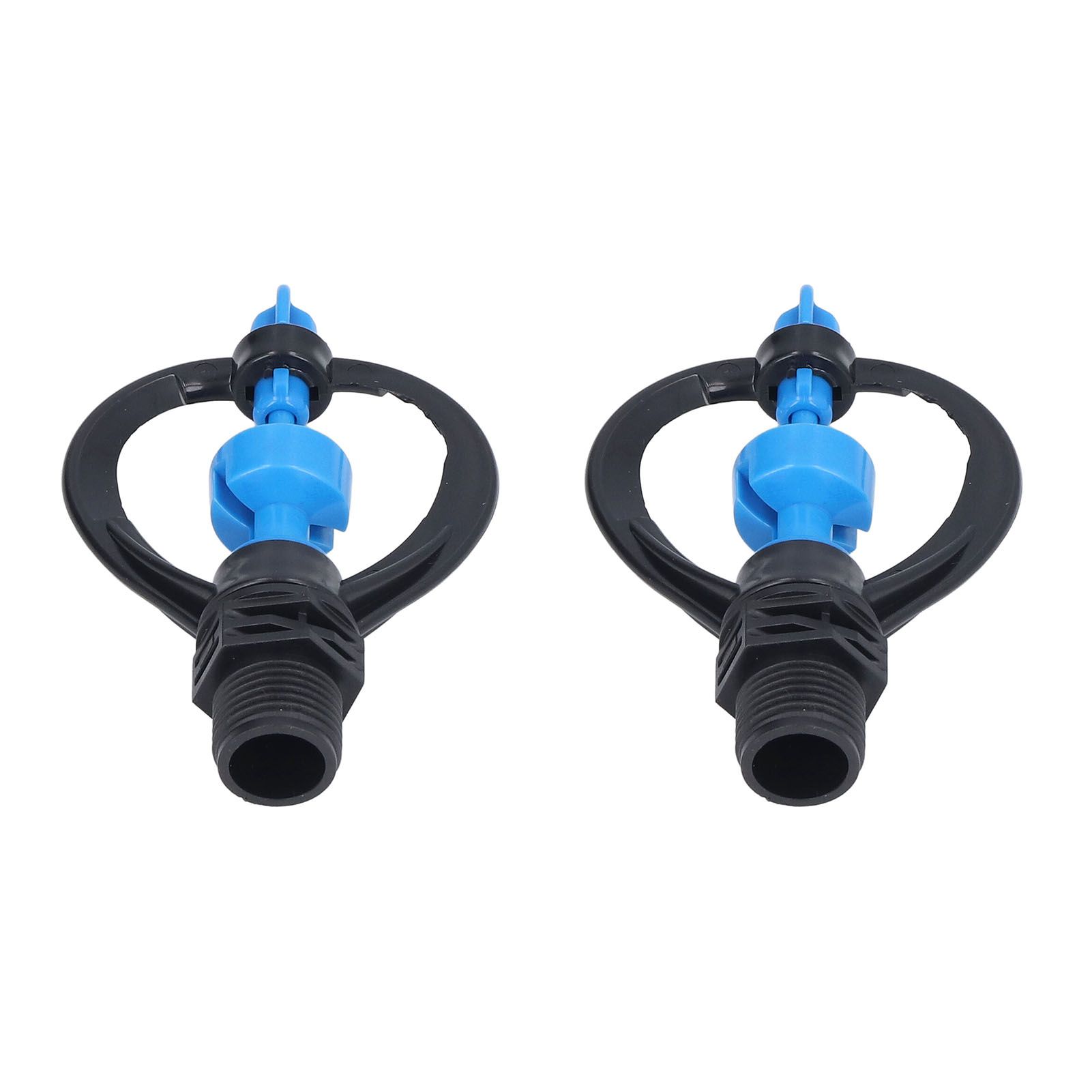 15Pcs Lawn Sprinkler Nozzle G1/2 External Thread 360° Automatic Rotation Mid Range for Lawn Garden Watering IrrigationRound Nozzle - Image 6