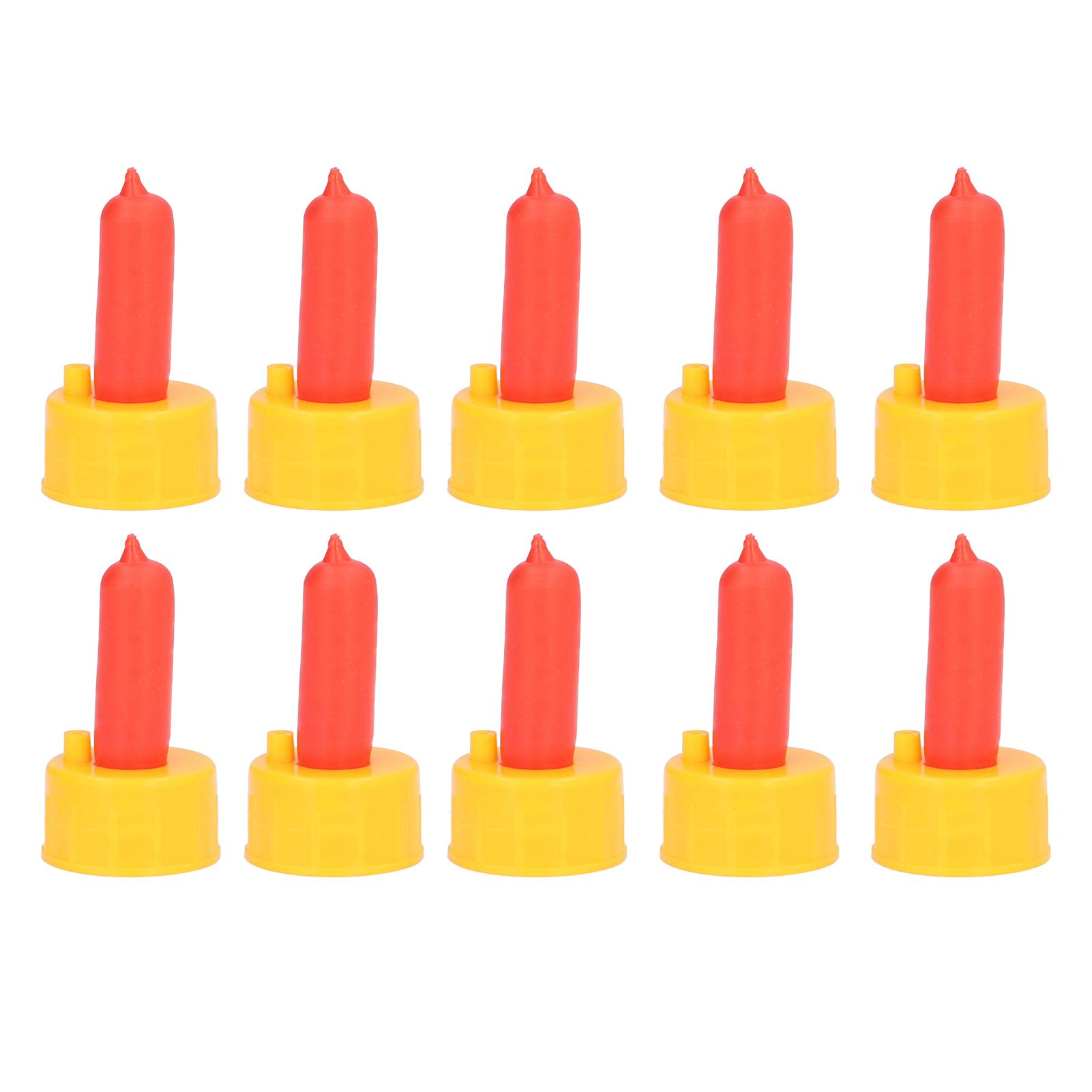 10Pcs Lamb Milk Drink Nipple Sheep Nursing Feeder Nipple for Orphaned Small Animal Feed Red - Image 1