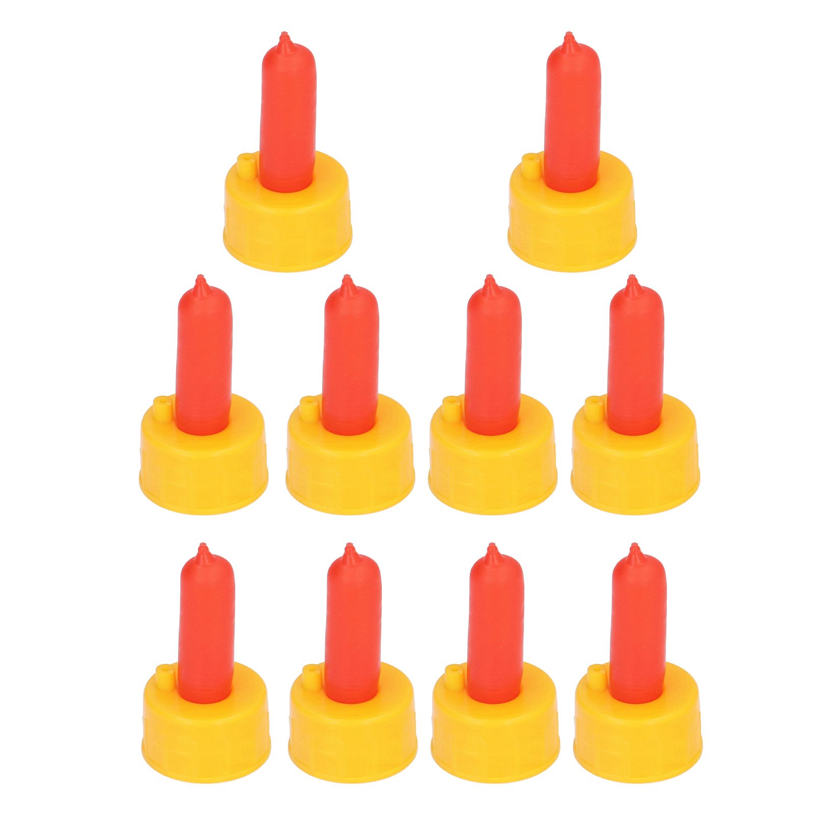 10Pcs Lamb Milk Drink Nipple Sheep Nursing Feeder Nipple for Orphaned Small Animal Feed Red - Image 4