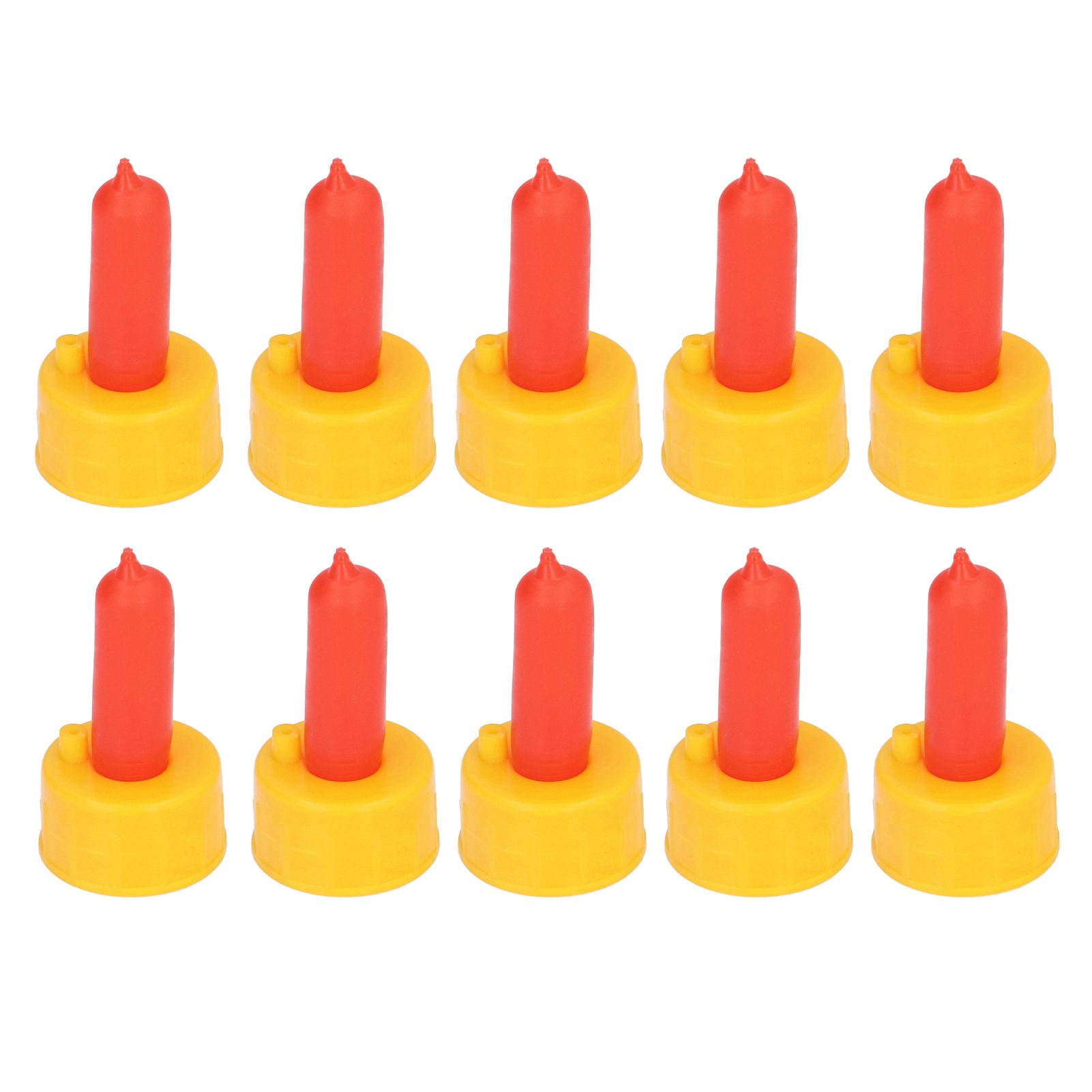 10Pcs Lamb Milk Drink Nipple Sheep Nursing Feeder Nipple for Orphaned Small Animal Feed Red - Image 6