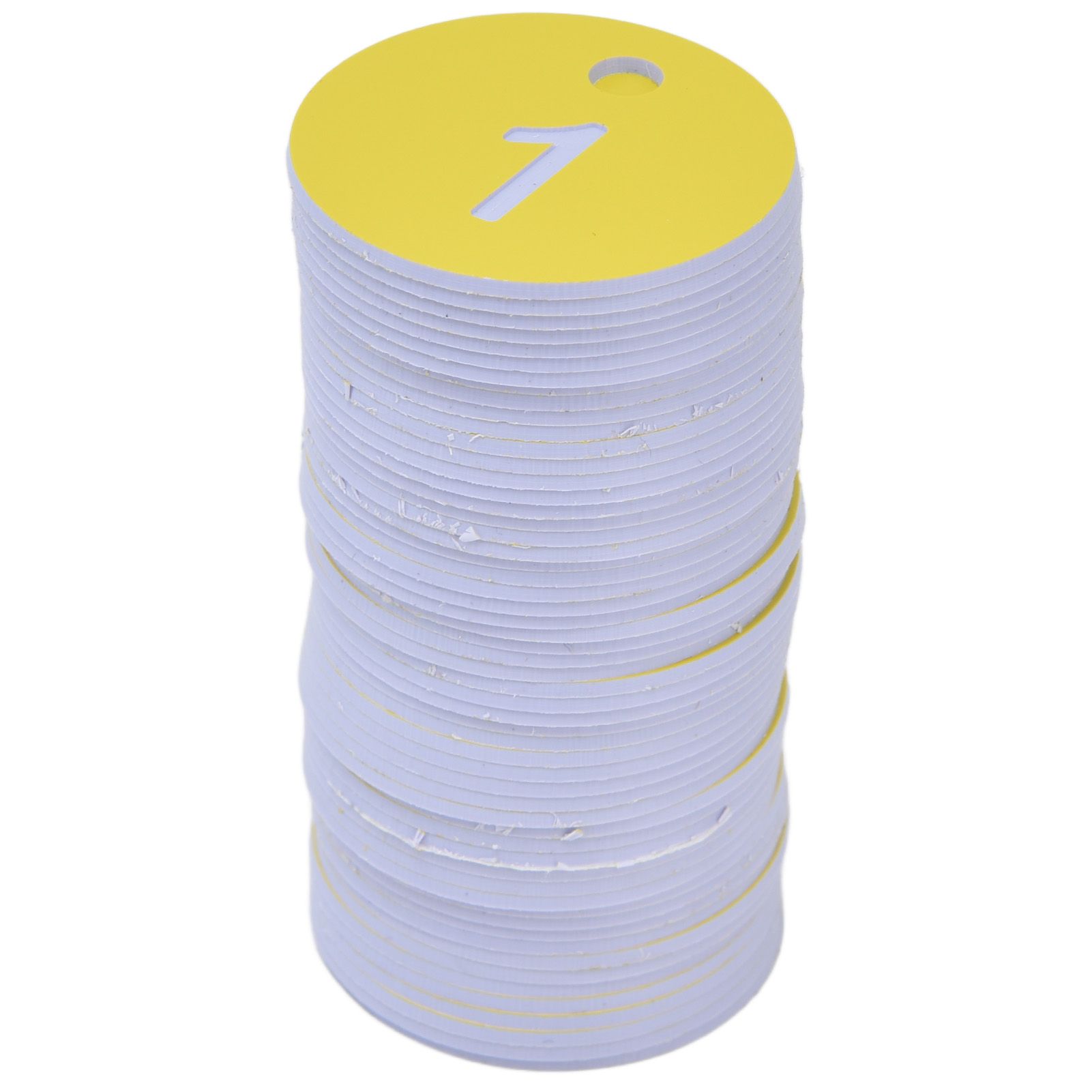 50Pcs Beehive Tag ABS Round Numbered Sign Labels with Hole Livestock Beekeeping SuppliesLight Yellow 1-50 - Image 7