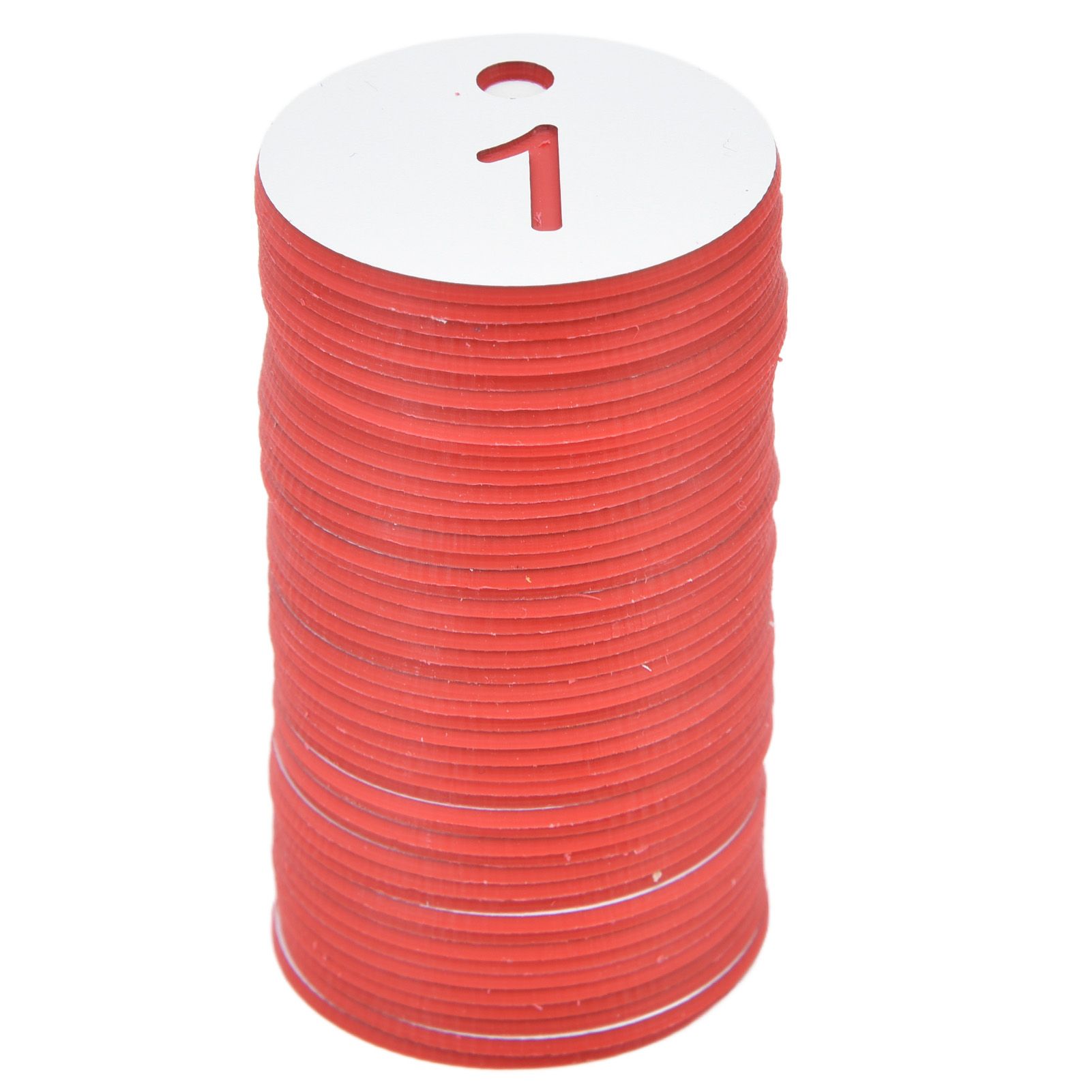50Pcs Beehive Tag ABS Round Numbered Sign Labels with Hole Livestock Beekeeping SuppliesWhite 1-50 - Image 7