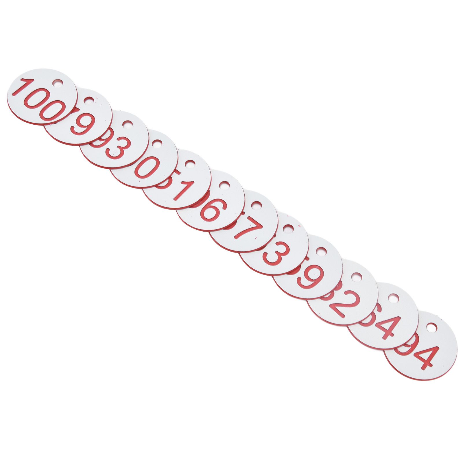 50Pcs Beehive Tag ABS Round Numbered Sign Labels with Hole Livestock Beekeeping SuppliesWhite 51-100 - Image 8
