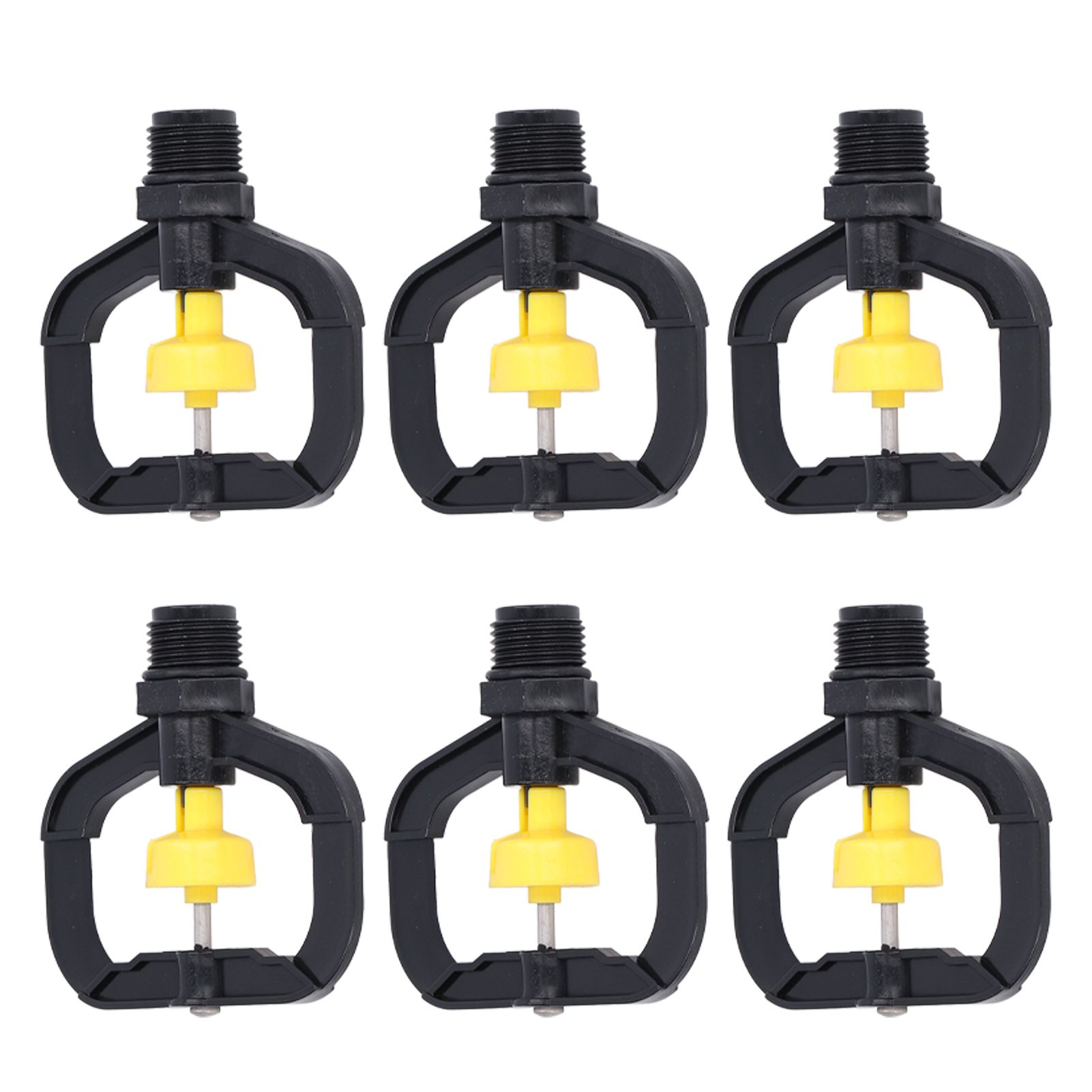 12pcs Rotating Irrigation Sprinkler Plastic Spray Nozzle with G1/2 Male Thread for Garden Yard Lawn - Image 5