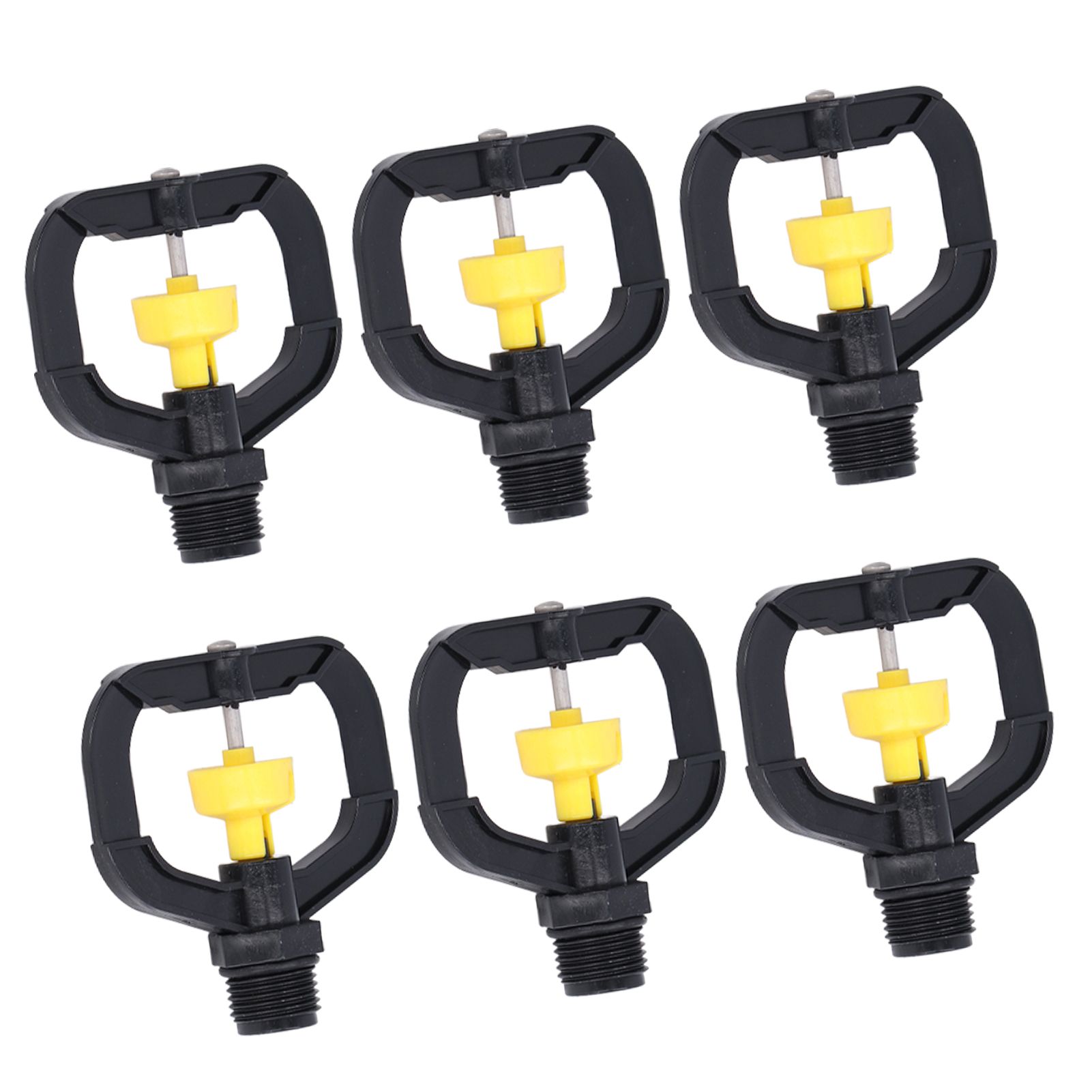 12pcs Rotating Irrigation Sprinkler Plastic Spray Nozzle with G1/2 Male Thread for Garden Yard Lawn - Image 6