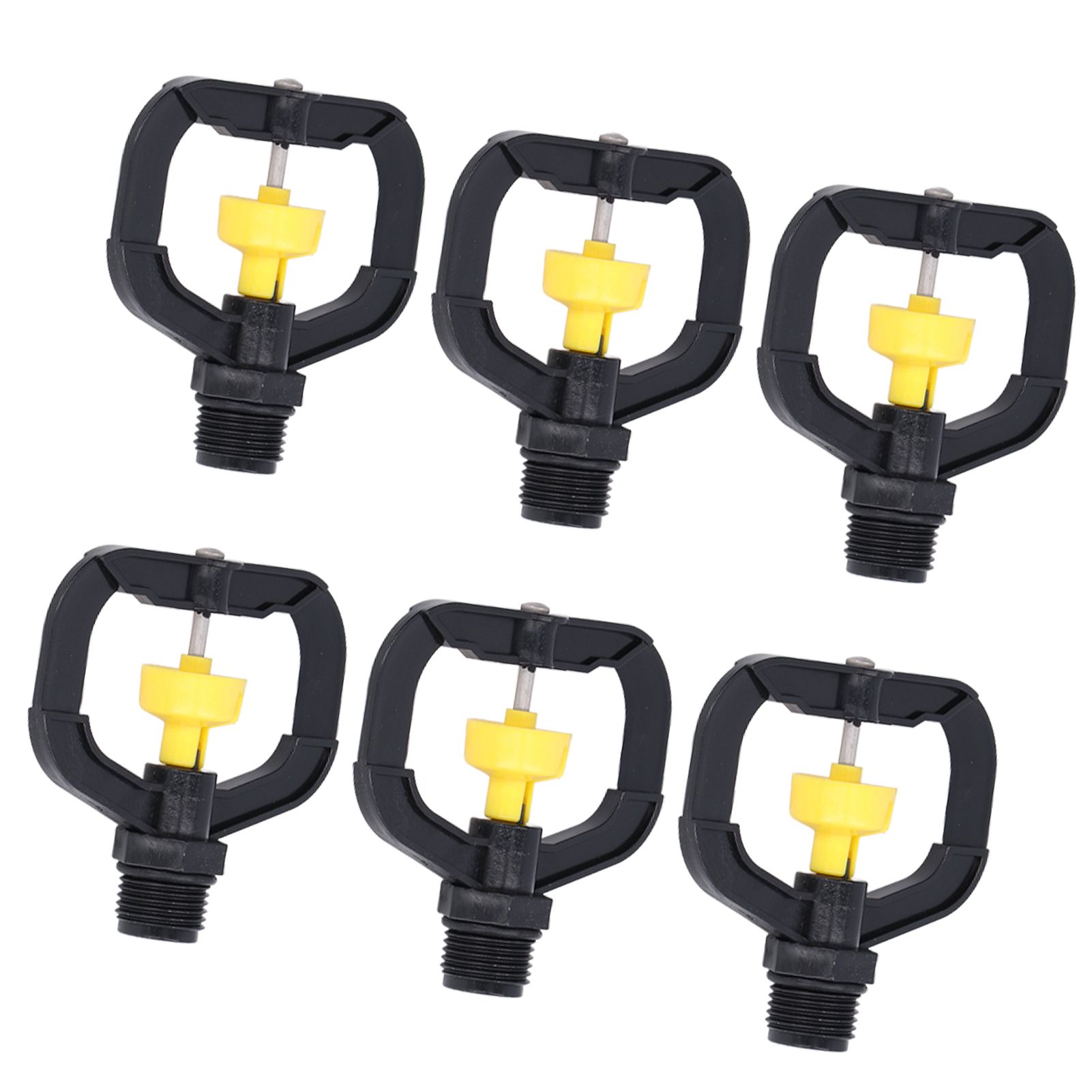 12pcs Rotating Irrigation Sprinkler Plastic Spray Nozzle with G1/2 Male Thread for Garden Yard Lawn - Image 7