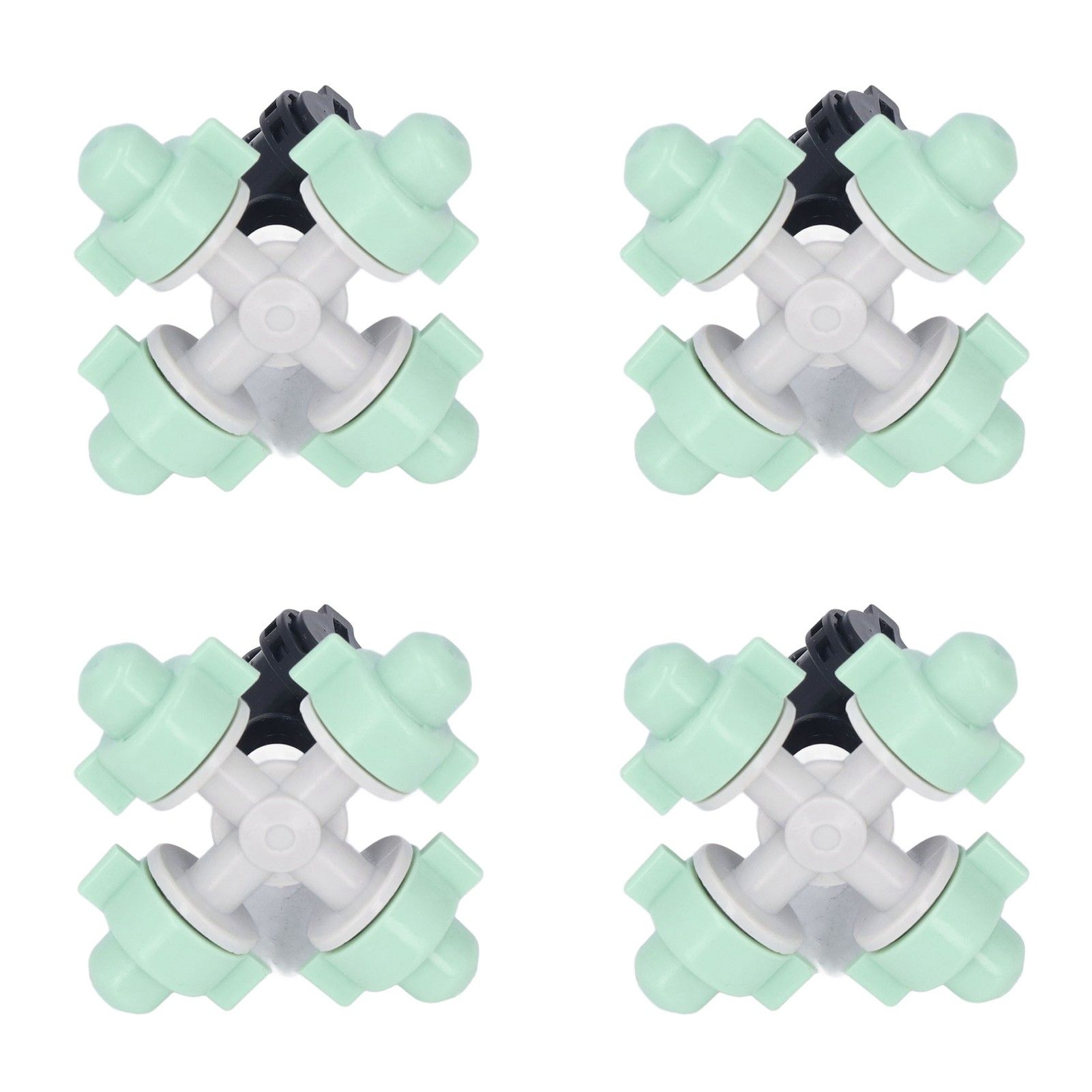 10 Set Cross Misting Spray Nozzle with 4/7mm Joint Micro Irrigation Head for Farmland Garden Sprinklers - Image 2