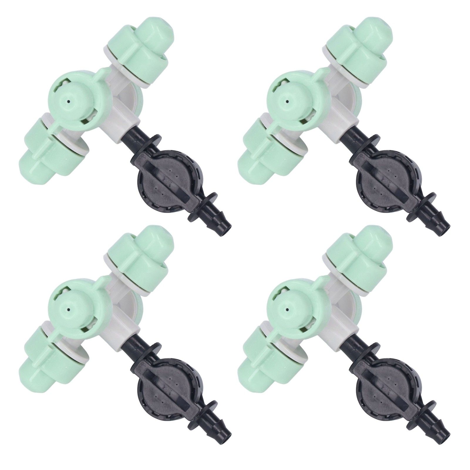 10 Set Cross Misting Spray Nozzle with 4/7mm Joint Micro Irrigation Head for Farmland Garden Sprinklers - Image 5