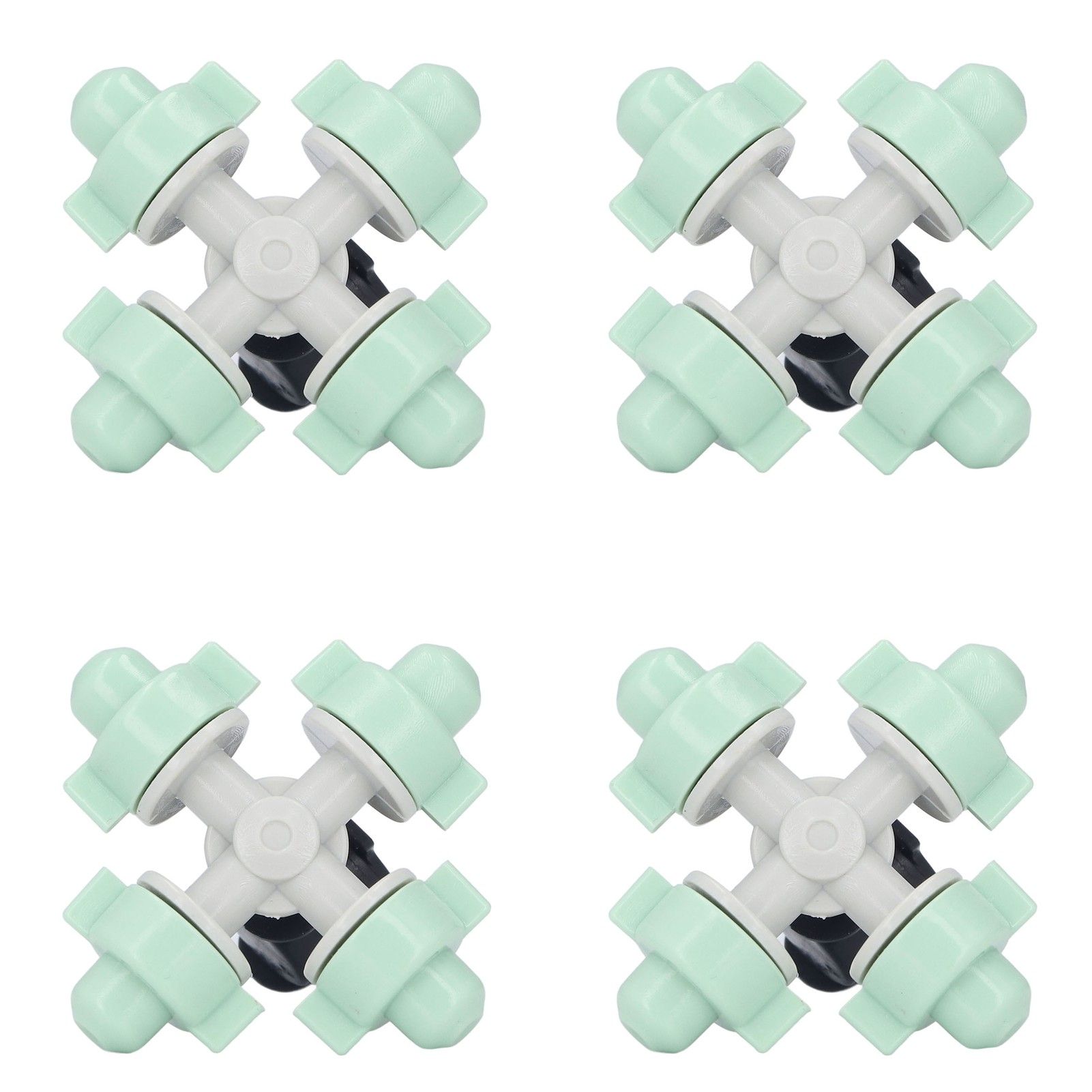 10 Set Cross Misting Spray Nozzle with 4/7mm Joint Micro Irrigation Head for Farmland Garden Sprinklers - Image 6