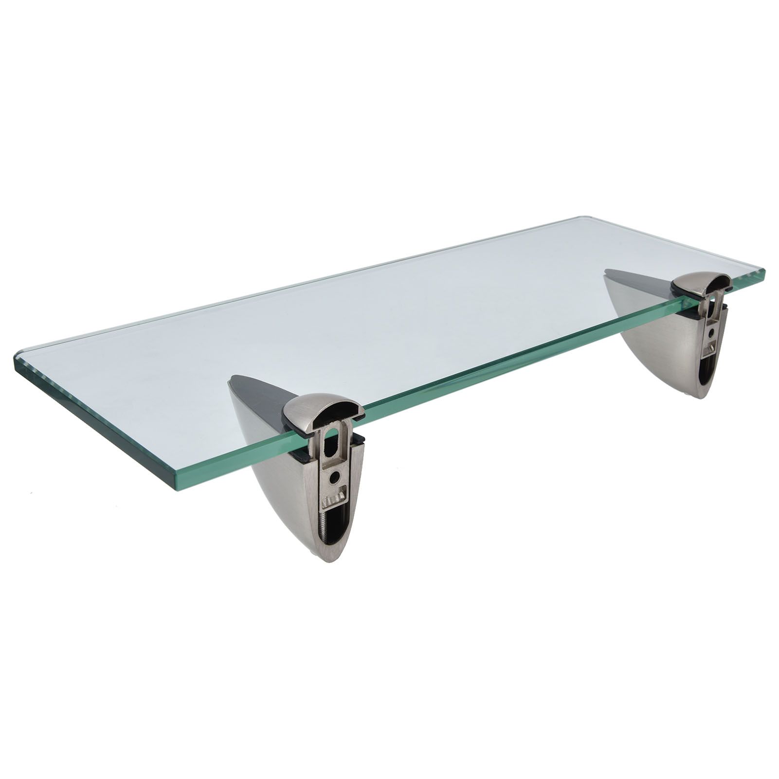 Bathroom Glass Shelf WallMounted Zinc Alloy Storage Rack Bathroom Accessory for Home - Image 6