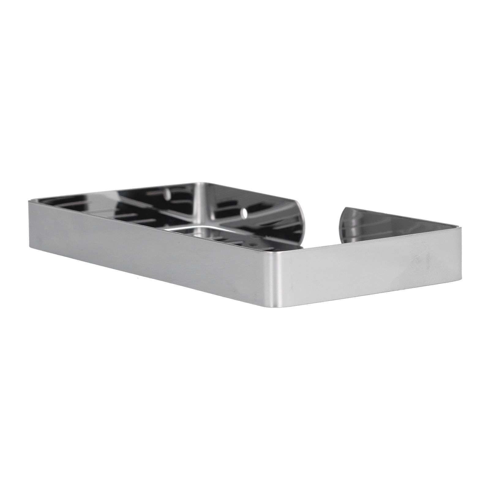 Soap Dish Shelf 304 Stainless Steel Bathroom Hollow Self Draining Wall Mounted Soap Box - Image 7