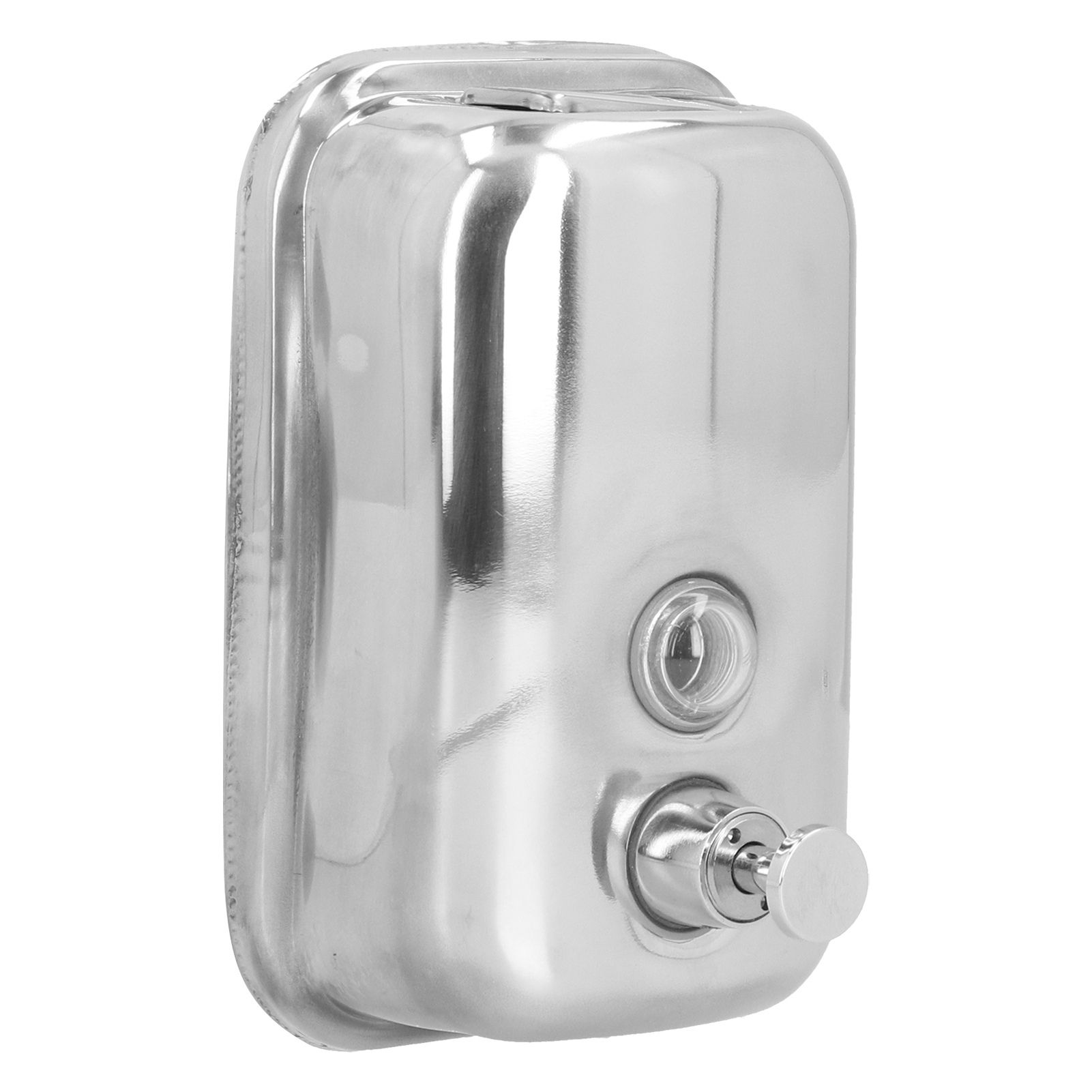 Soap Dispenser Manual Wall Mounted Stainless Steel Shower Gel Shampoo Hand Soap Dispenser 500ml - Image 2