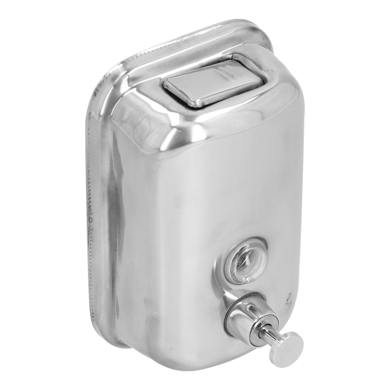 Soap Dispenser Manual Wall Mounted Stainless Steel Shower Gel Shampoo Hand Soap Dispenser 500ml - Image 7