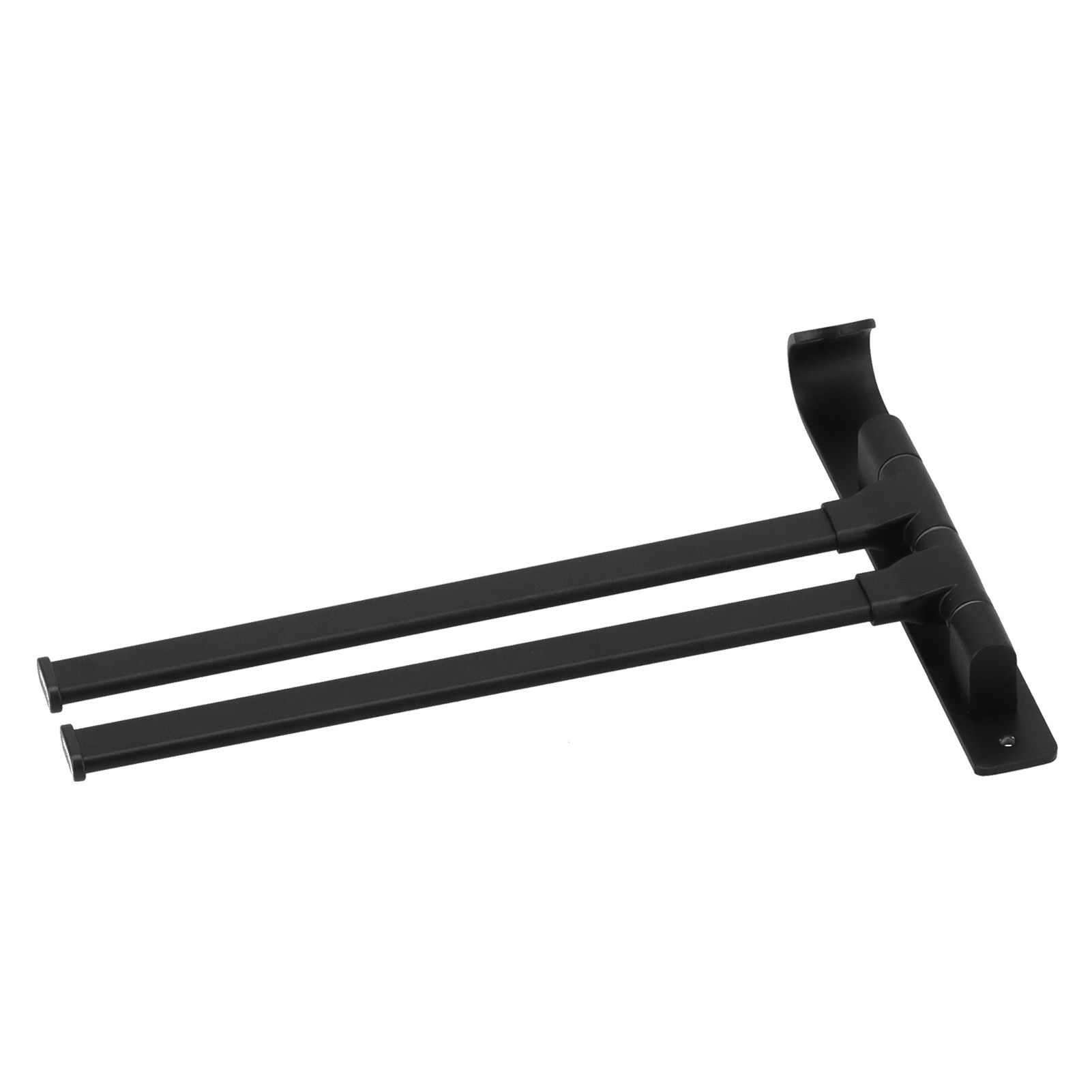 Towel Bar Wall Mounted Rotating Collapsible Space Aluminum Towel Rack for Bathroom - Image 8